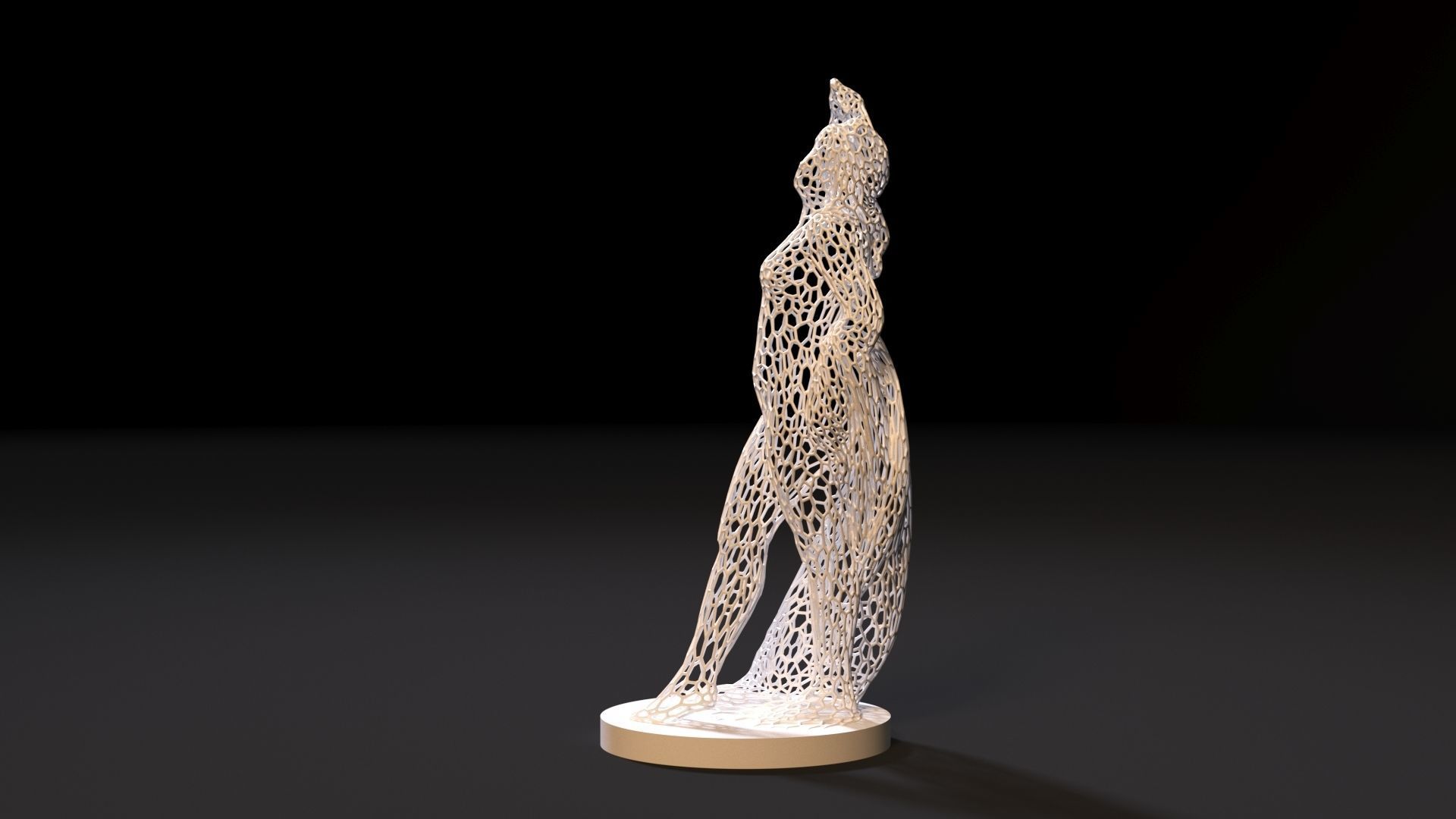 Sculpture Bacchante Jean Pendaries 3D print model_2