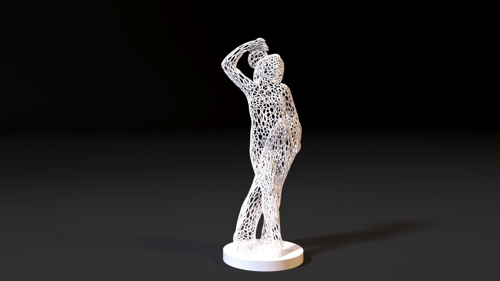 Sculpture Bacchante Jean Pendaries 3D print model_7