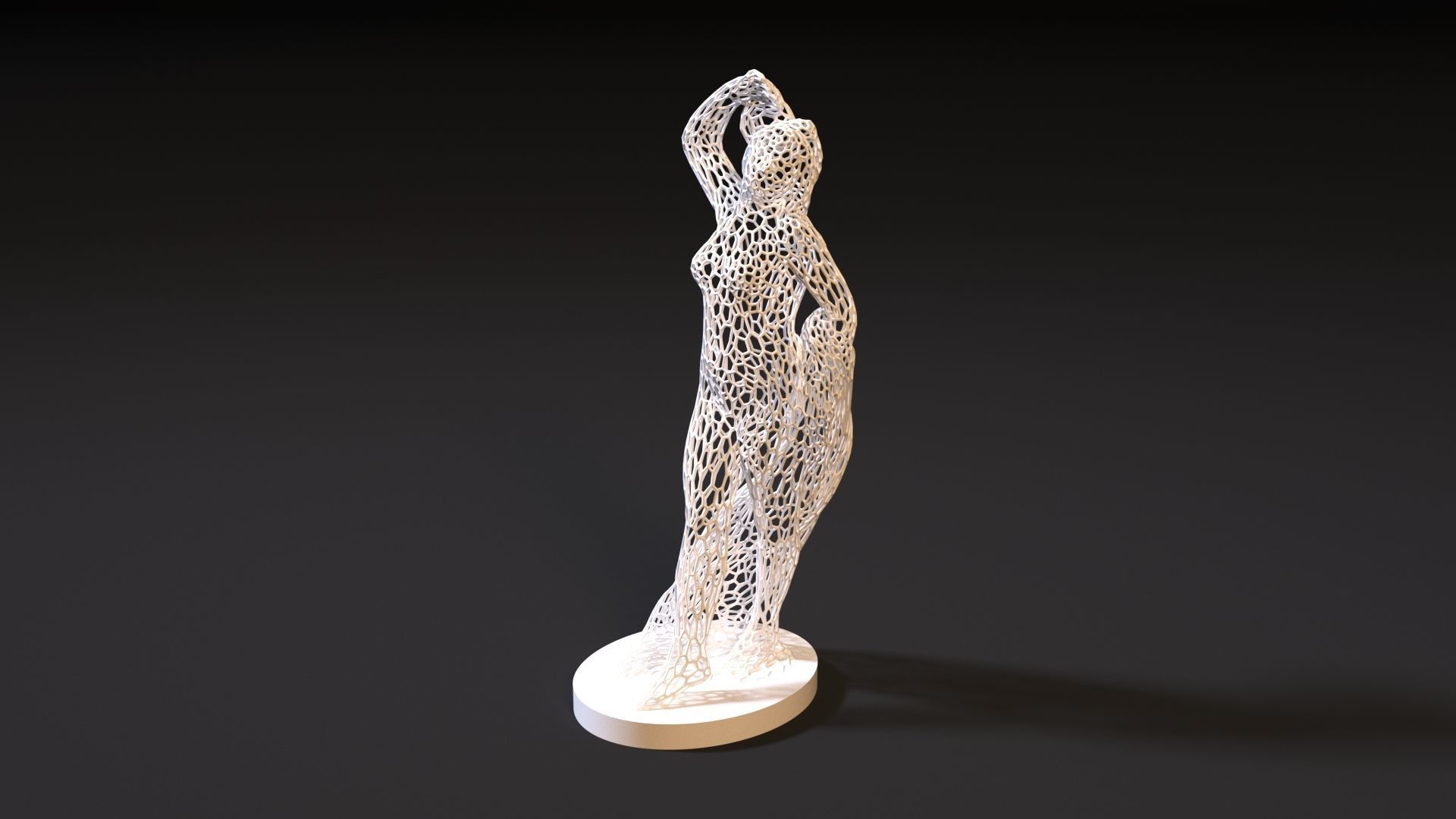 Sculpture Bacchante Jean Pendaries 3D print model_1