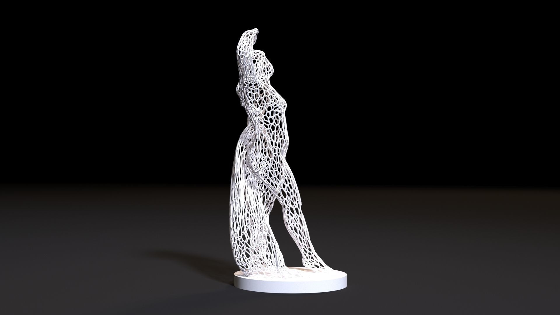 Sculpture Bacchante Jean Pendaries 3D print model_6