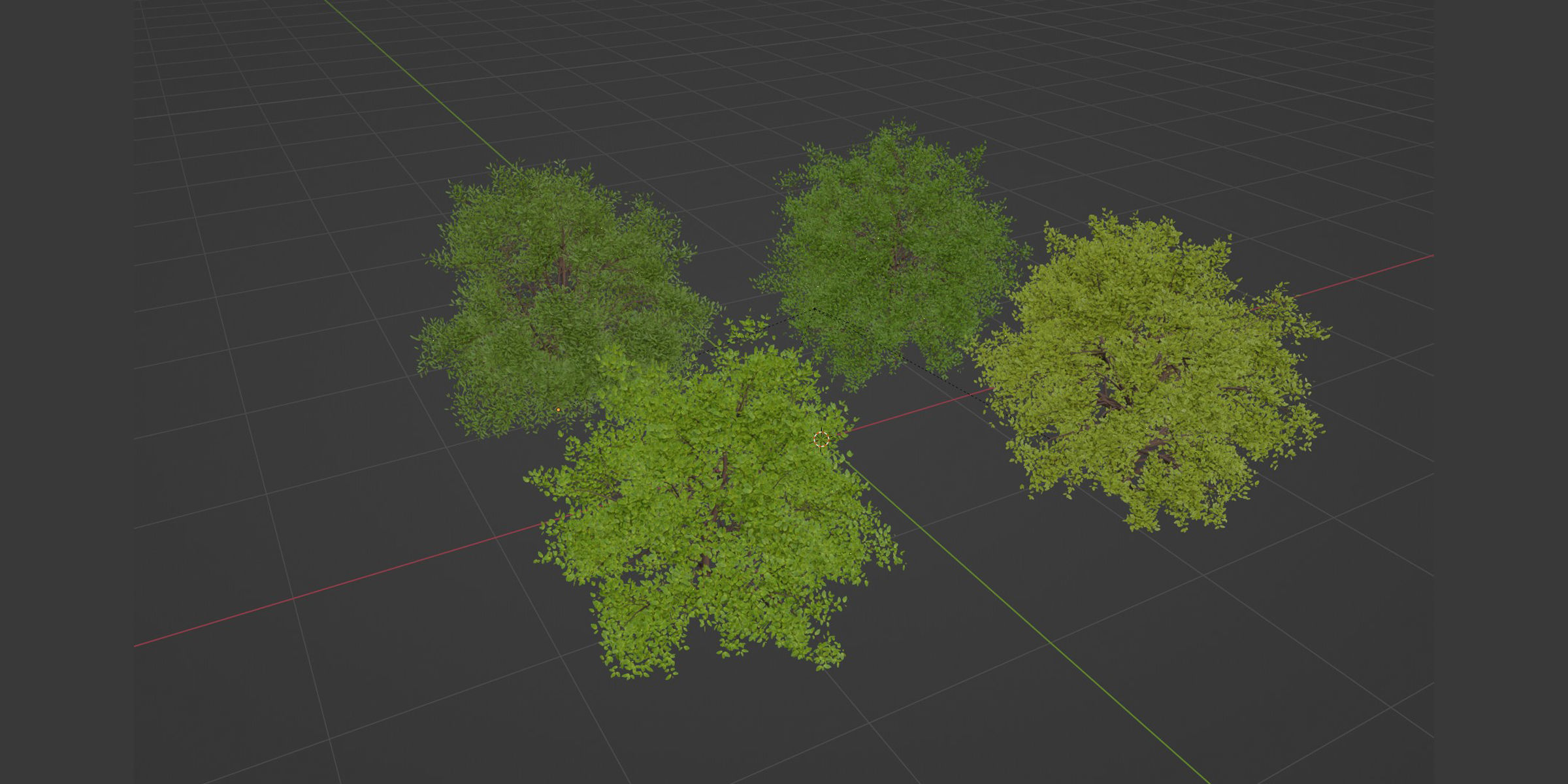 Outdoor Bushes Collection vol 89-Blender 3D model_9