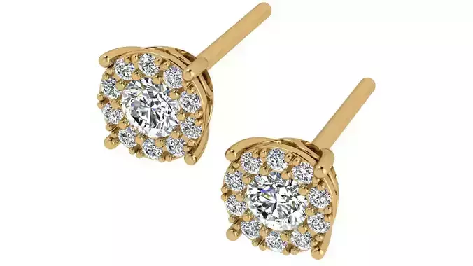 EARRINGS STUDS DIAMOND 