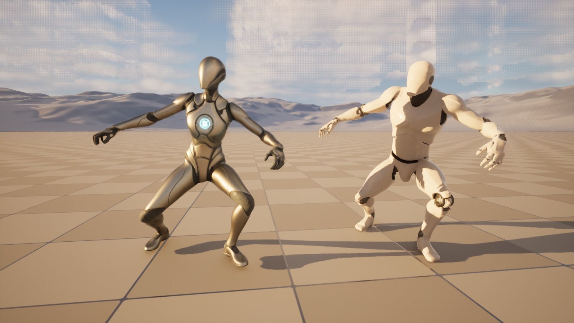 Animations for Monsters  9pcs for  UE4 skeletons Low-poly 3D model_9