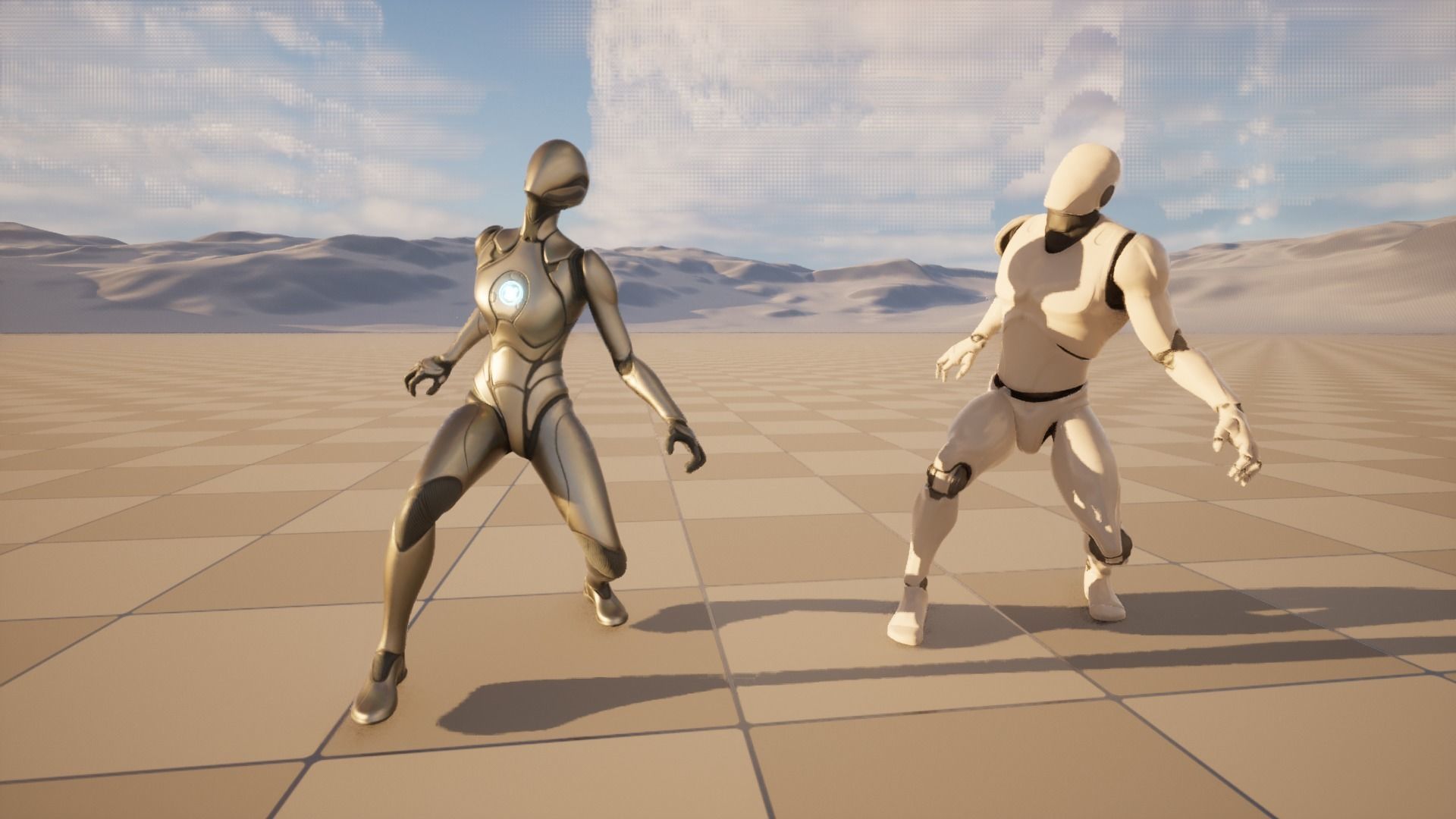 Animations for Monsters  9pcs for  UE4 skeletons Low-poly 3D model_2