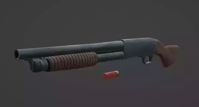 Ithaca M37 Pump-Action Shotgun 