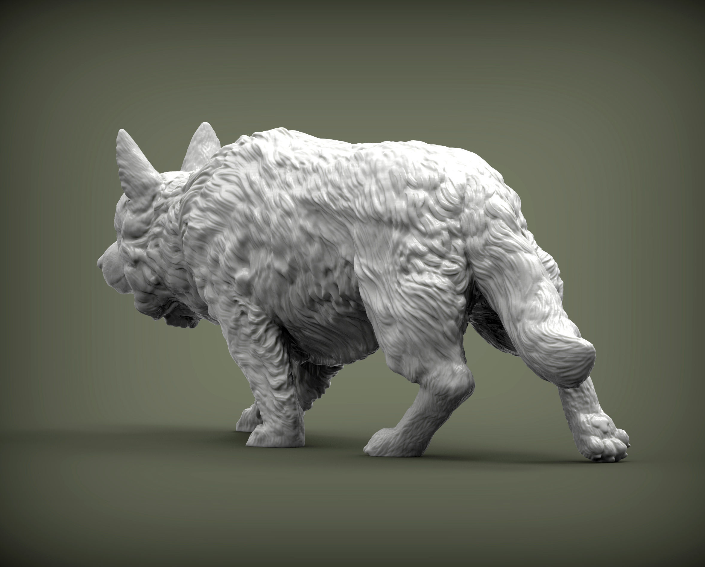 Border Collie 3D print model_6