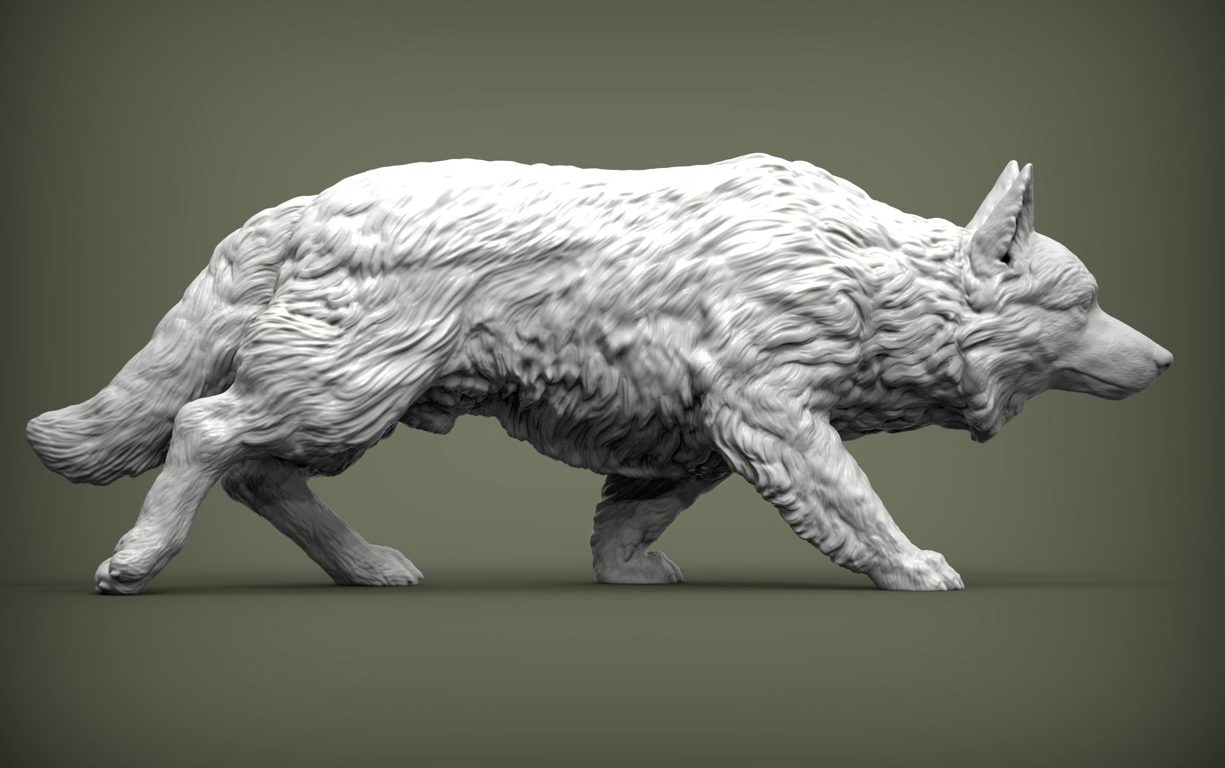 Border Collie 3D print model_2