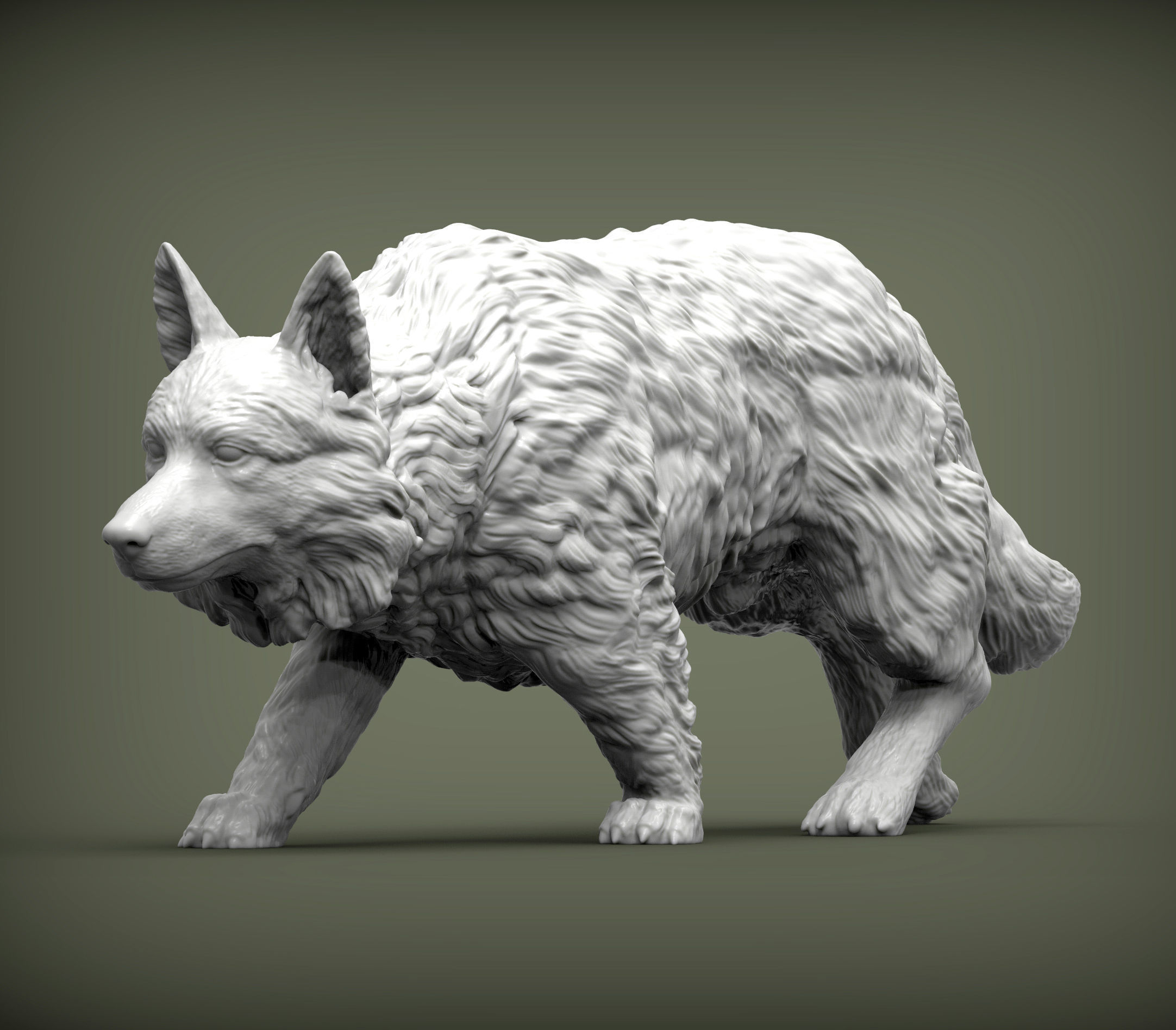 Border Collie 3D print model_3