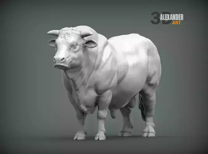 Charolais 3D print model