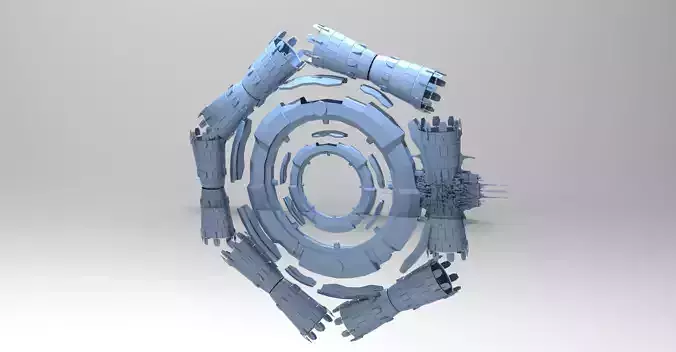 Sci Fi space Portal Gateway 1