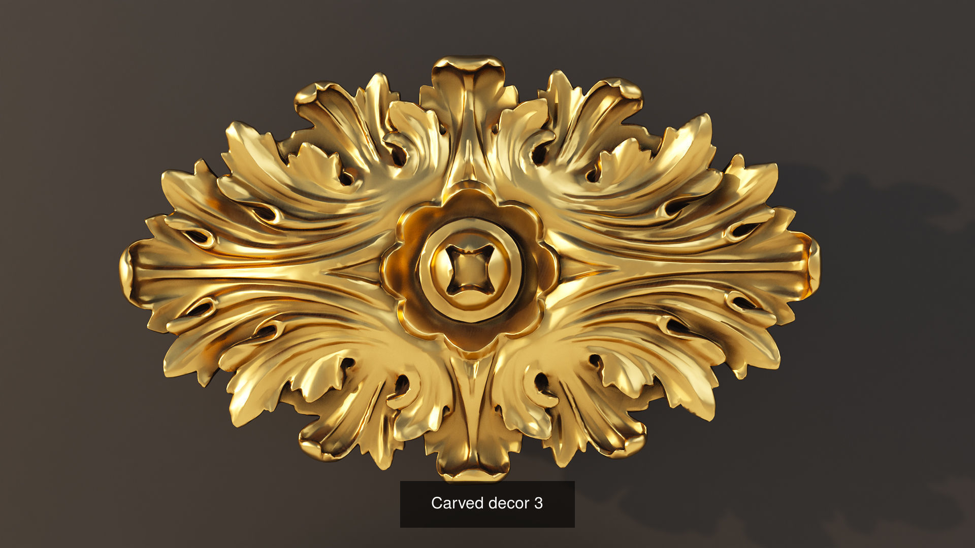 Carved decor 3D Model Collection_2