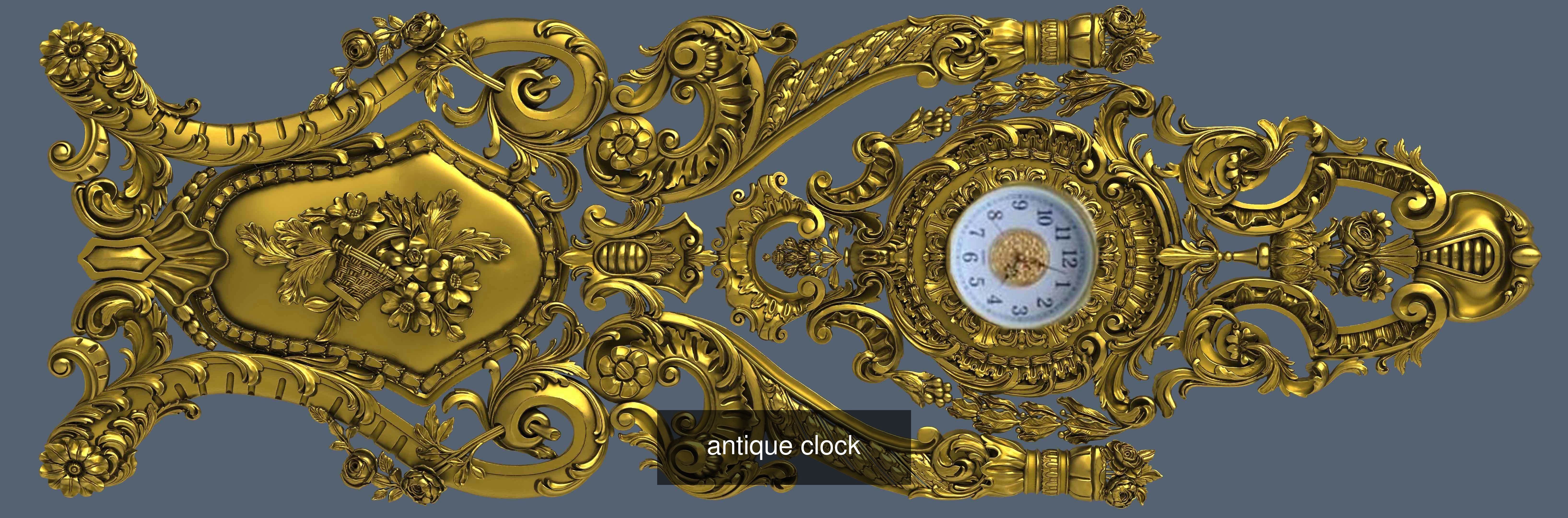 Carved decor 3D Model Collection_1