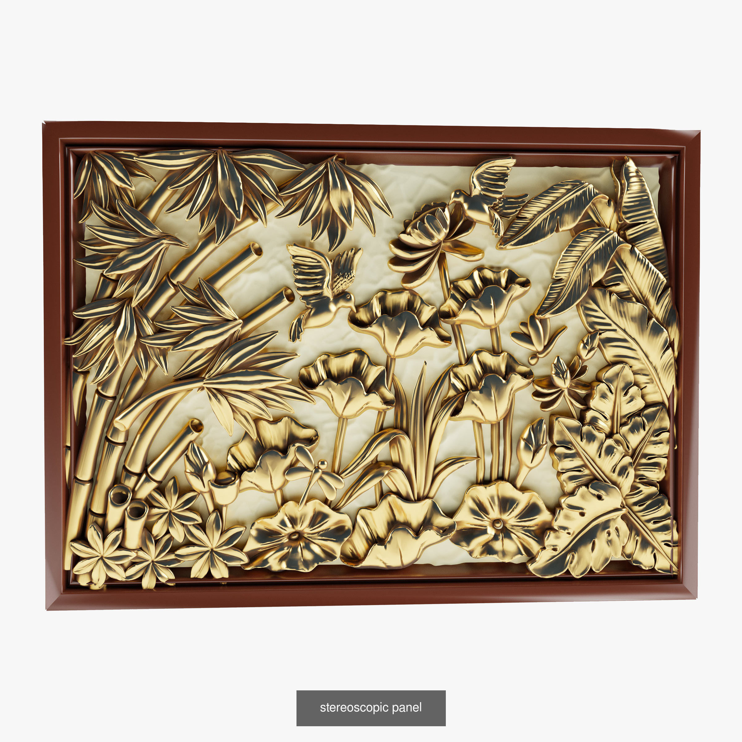 Carved decor 3D Model Collection_3