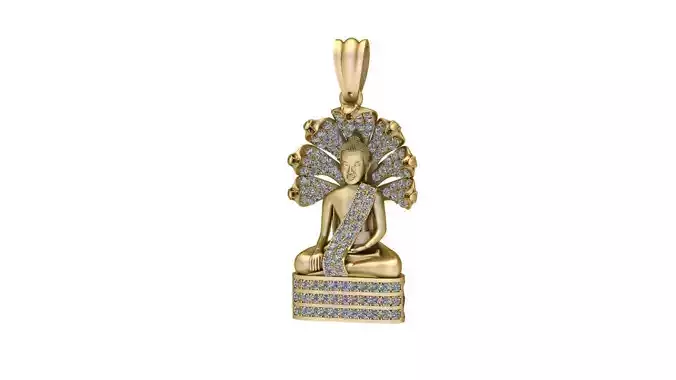 Buddha pendant 3D print model 3D print model 3D print model