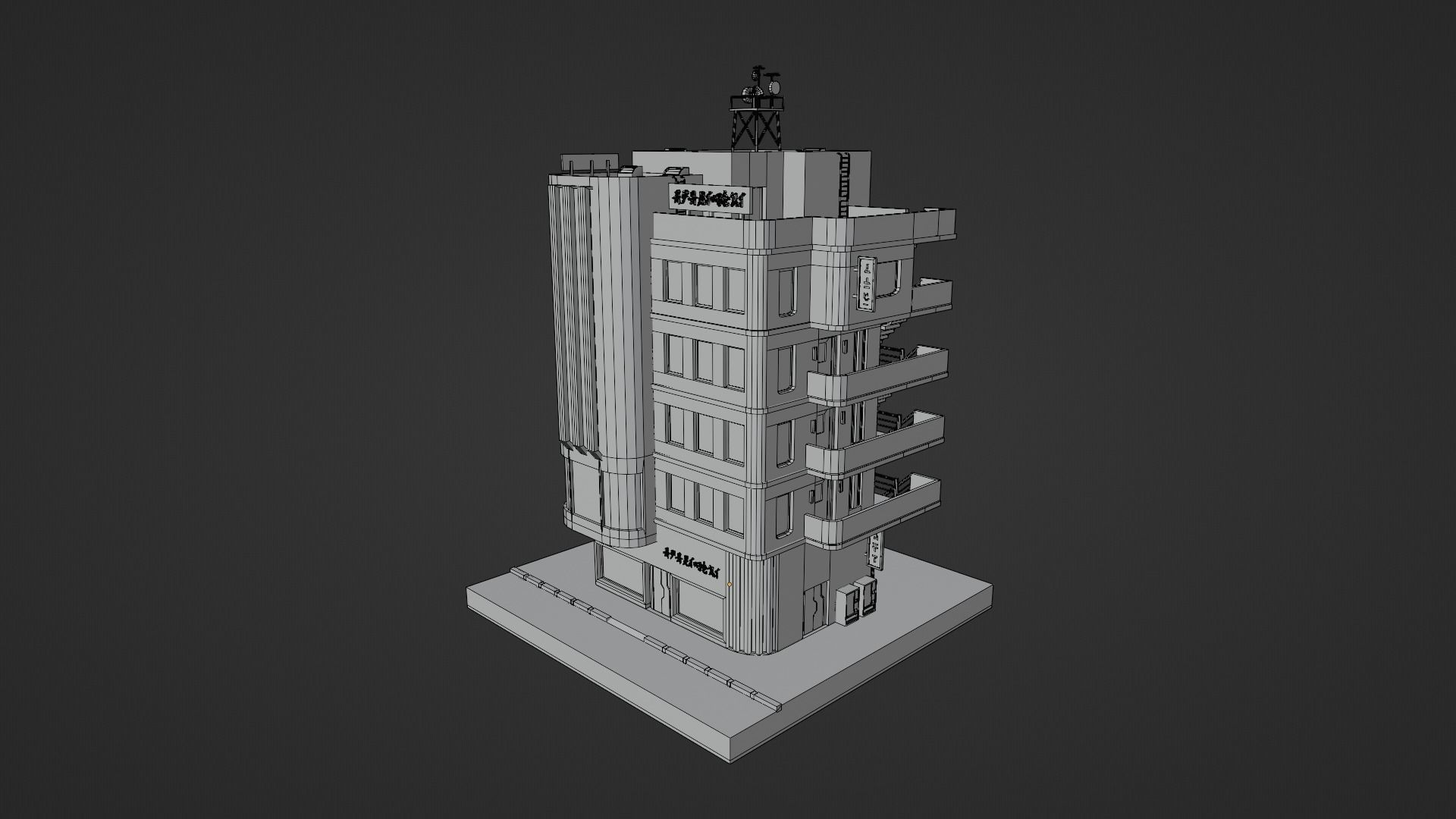 Cyberpunk Apartment 2 3D model_8