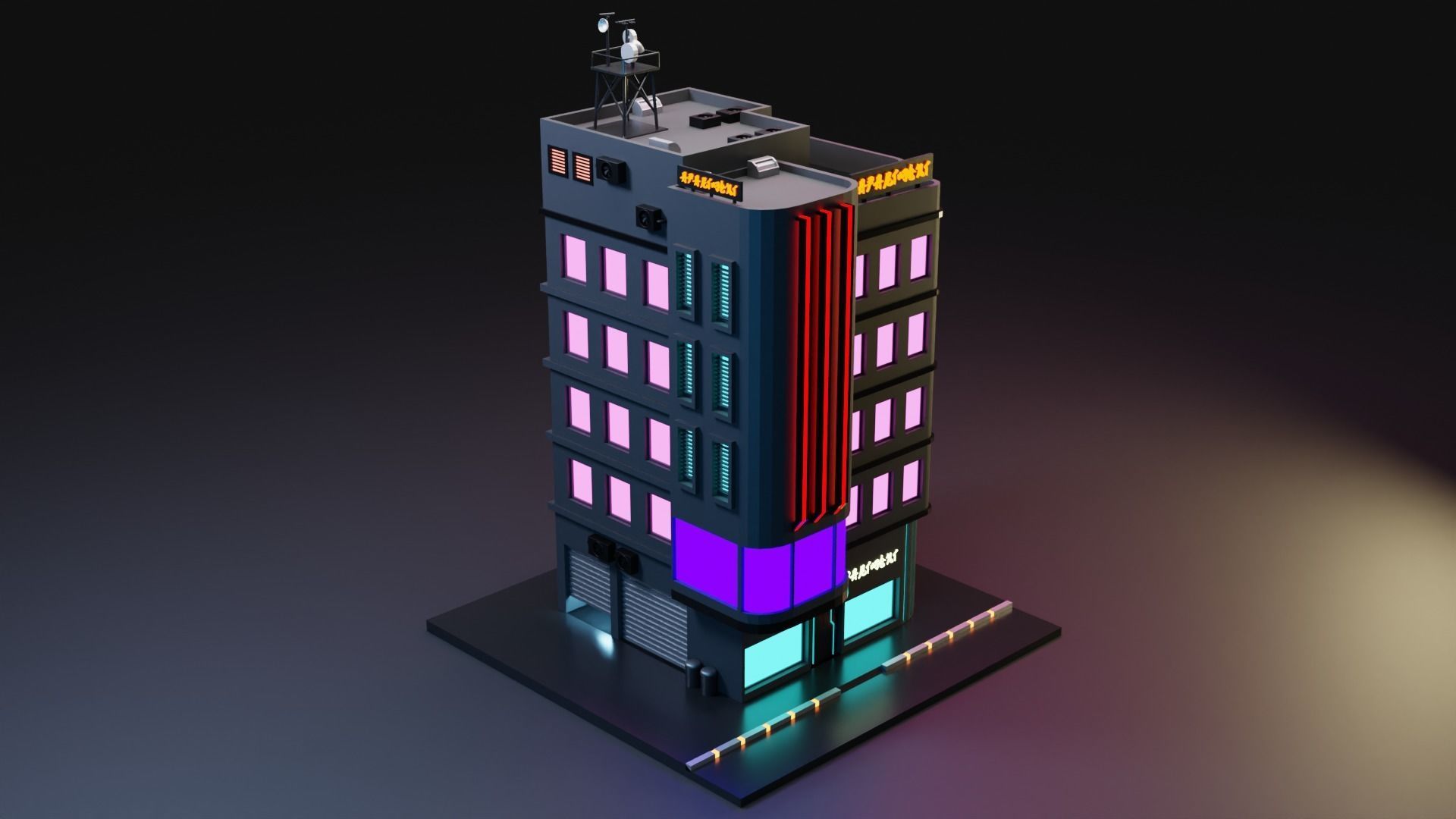 Cyberpunk Apartment 2 3D model_3