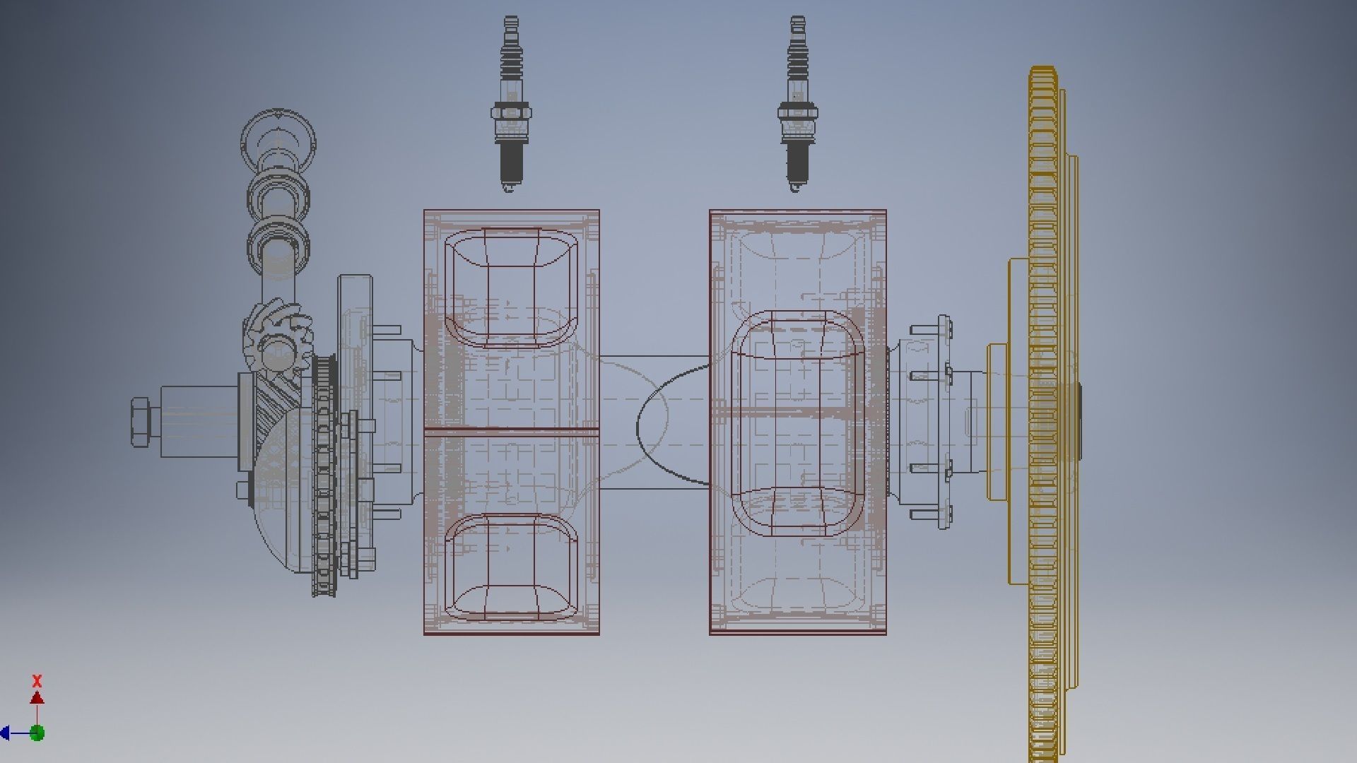 Wankel Engine 3d model 3D model_12
