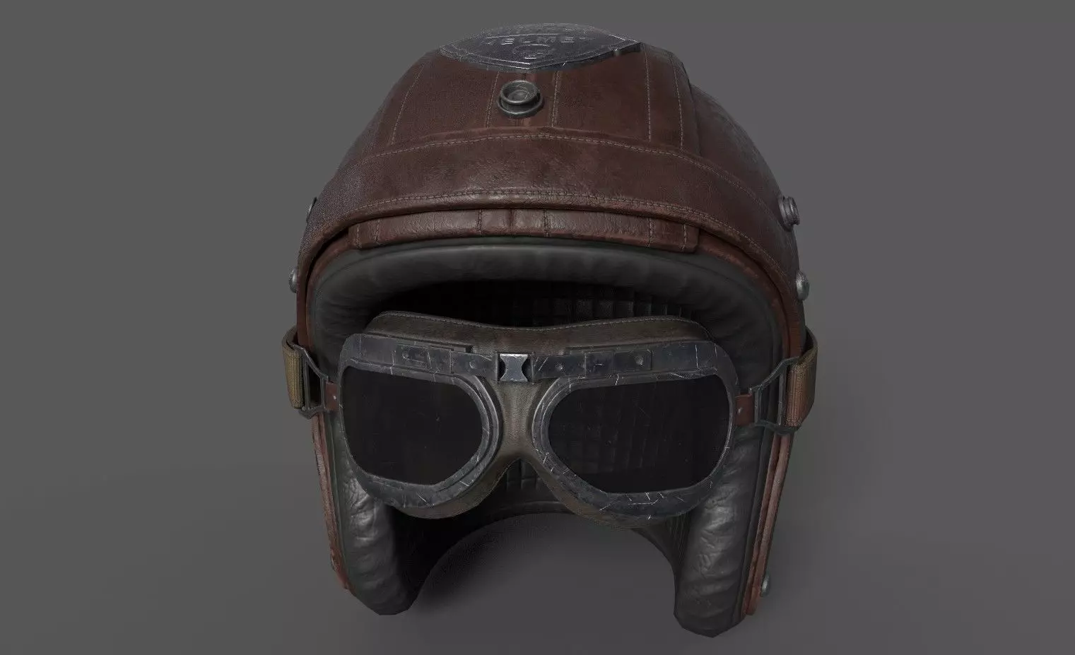 HELMET Low-poly 3D model_0
