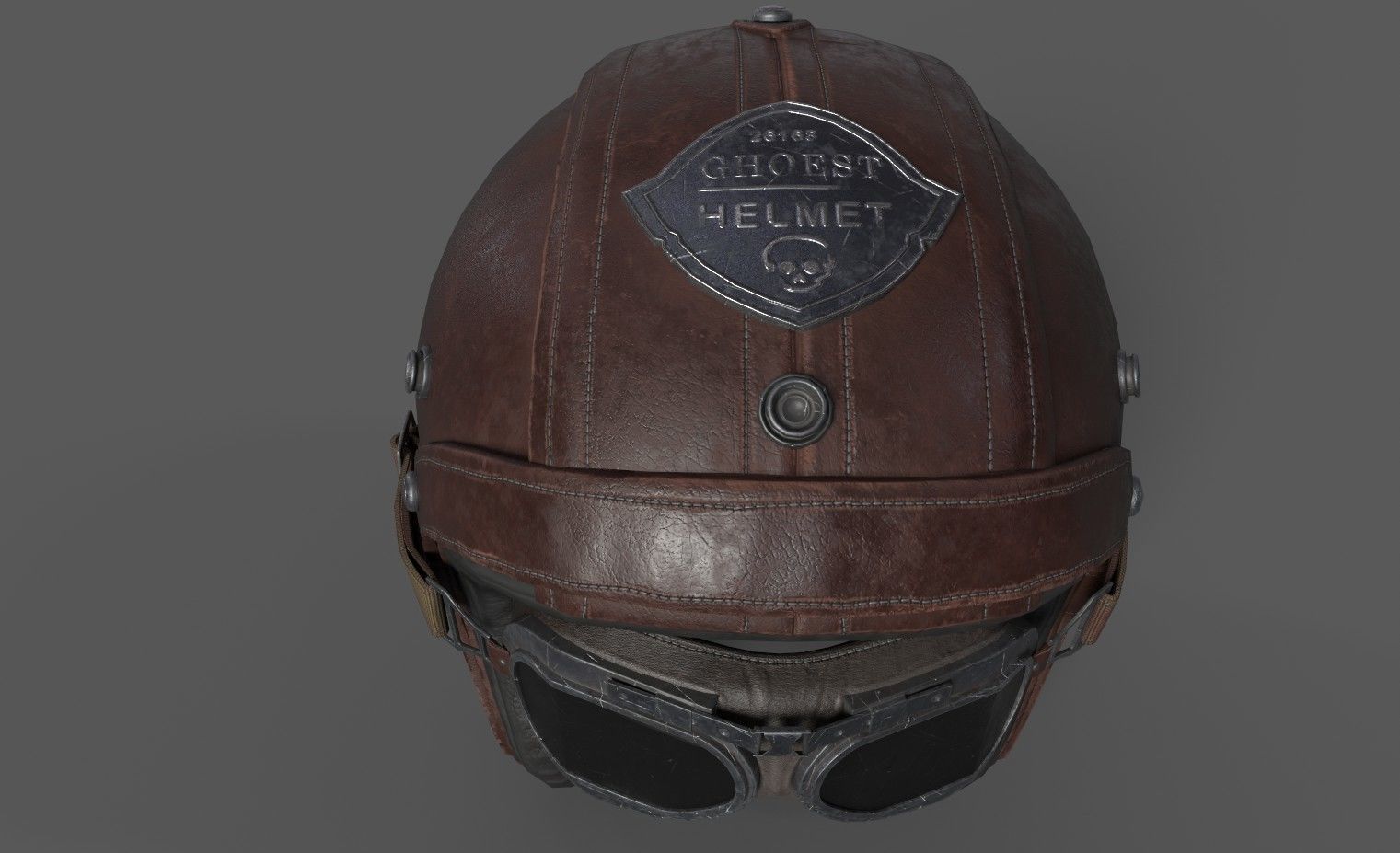 HELMET Low-poly 3D model_11