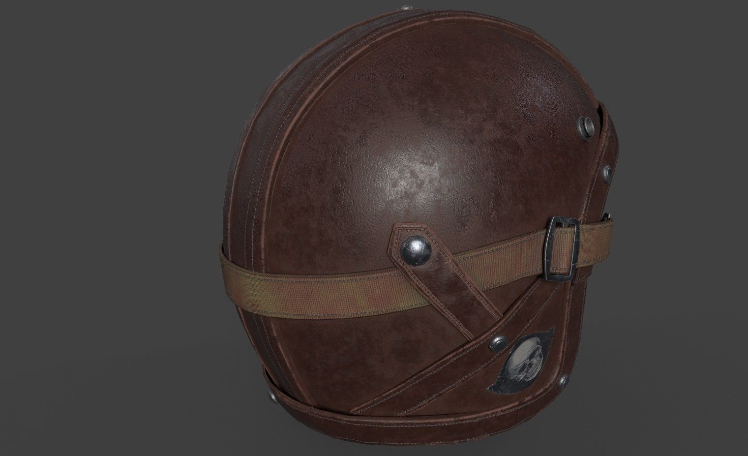 HELMET Low-poly 3D model_8