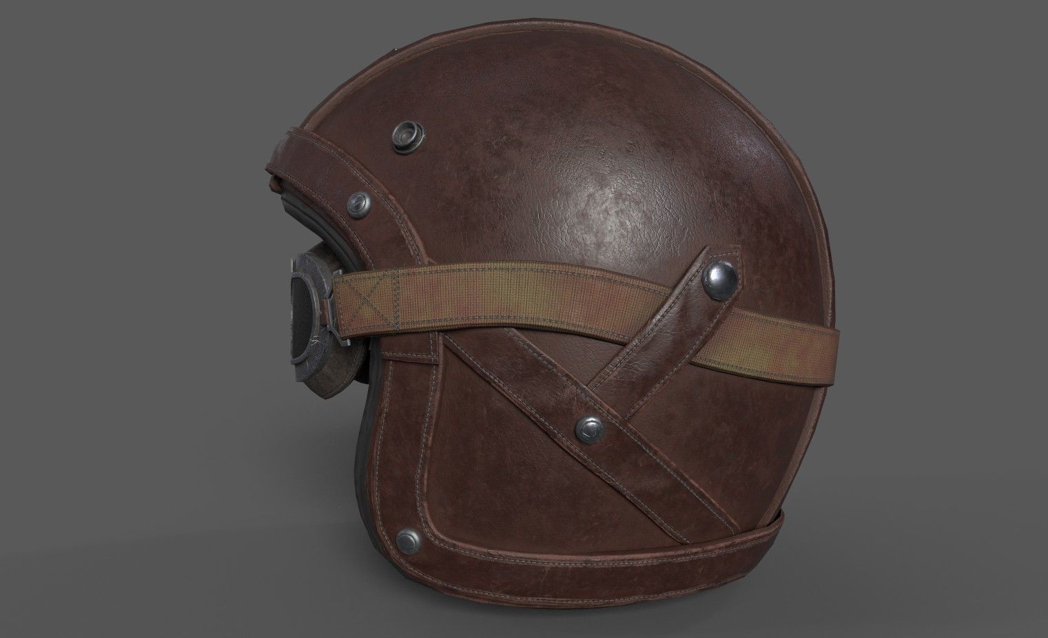 HELMET Low-poly 3D model_10