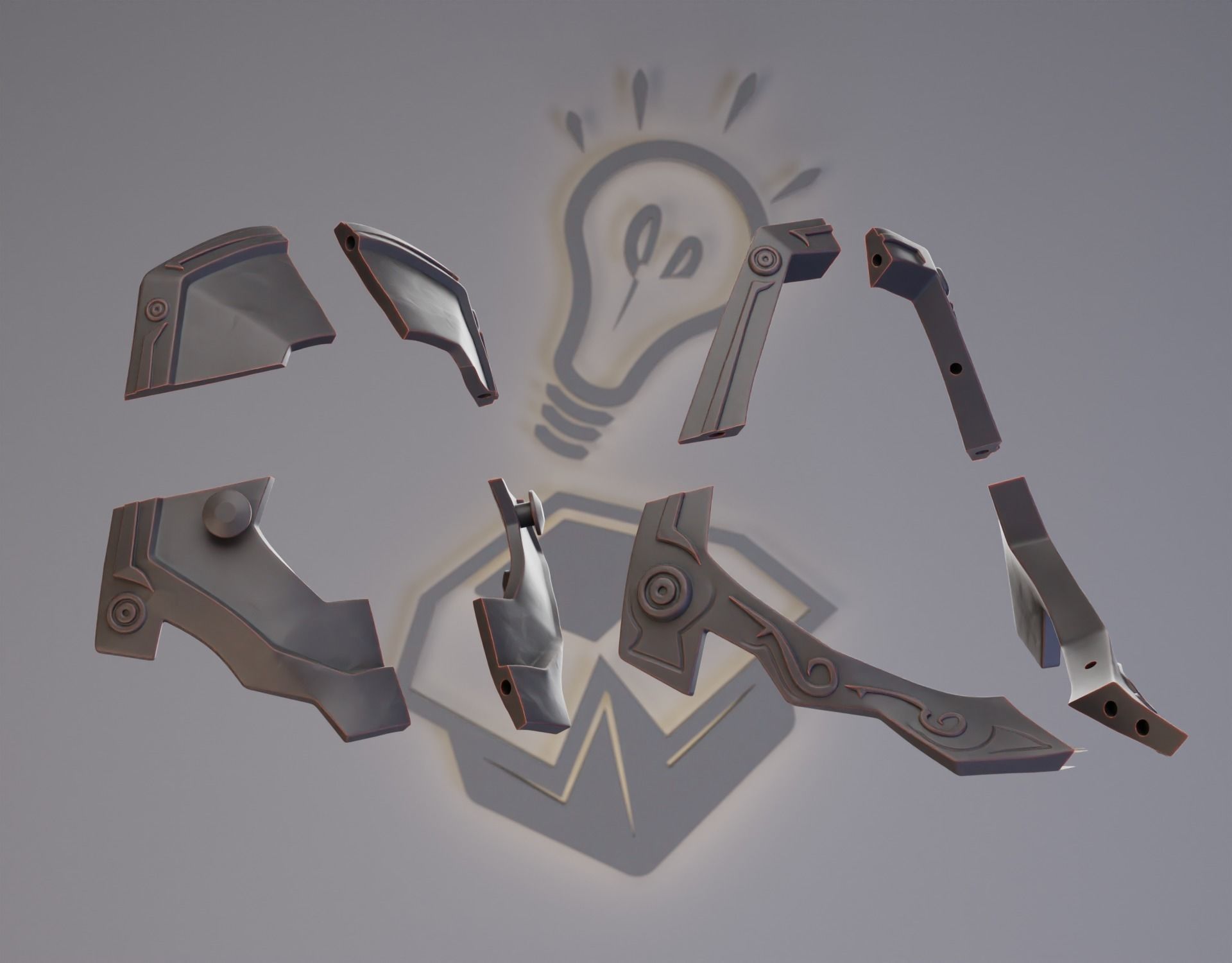 Dreadnaughts Battlegear - World of Warcraft - Tier 3 - Cosplay 3D print model_11