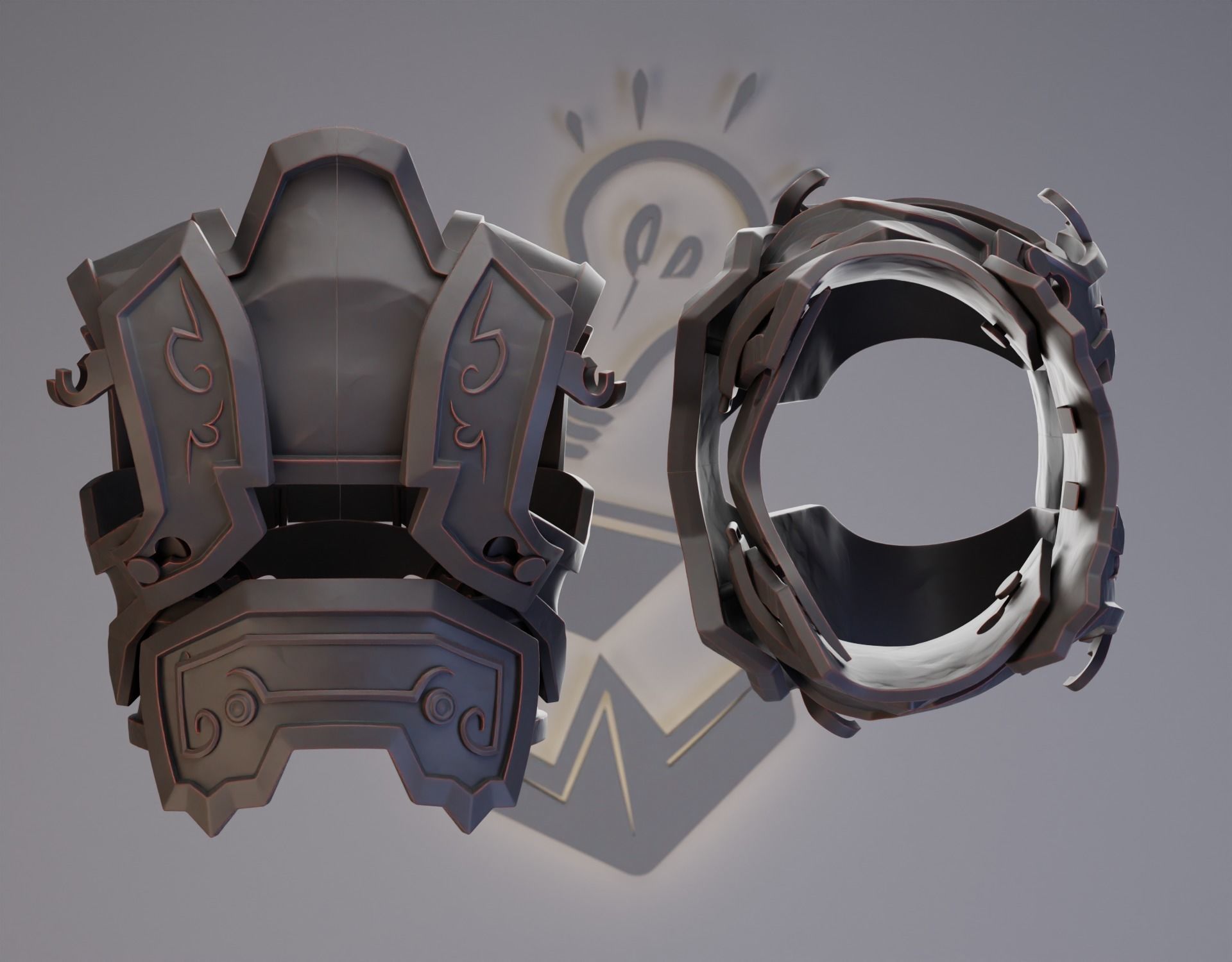 Dreadnaughts Battlegear - World of Warcraft - Tier 3 - Cosplay 3D print model_13