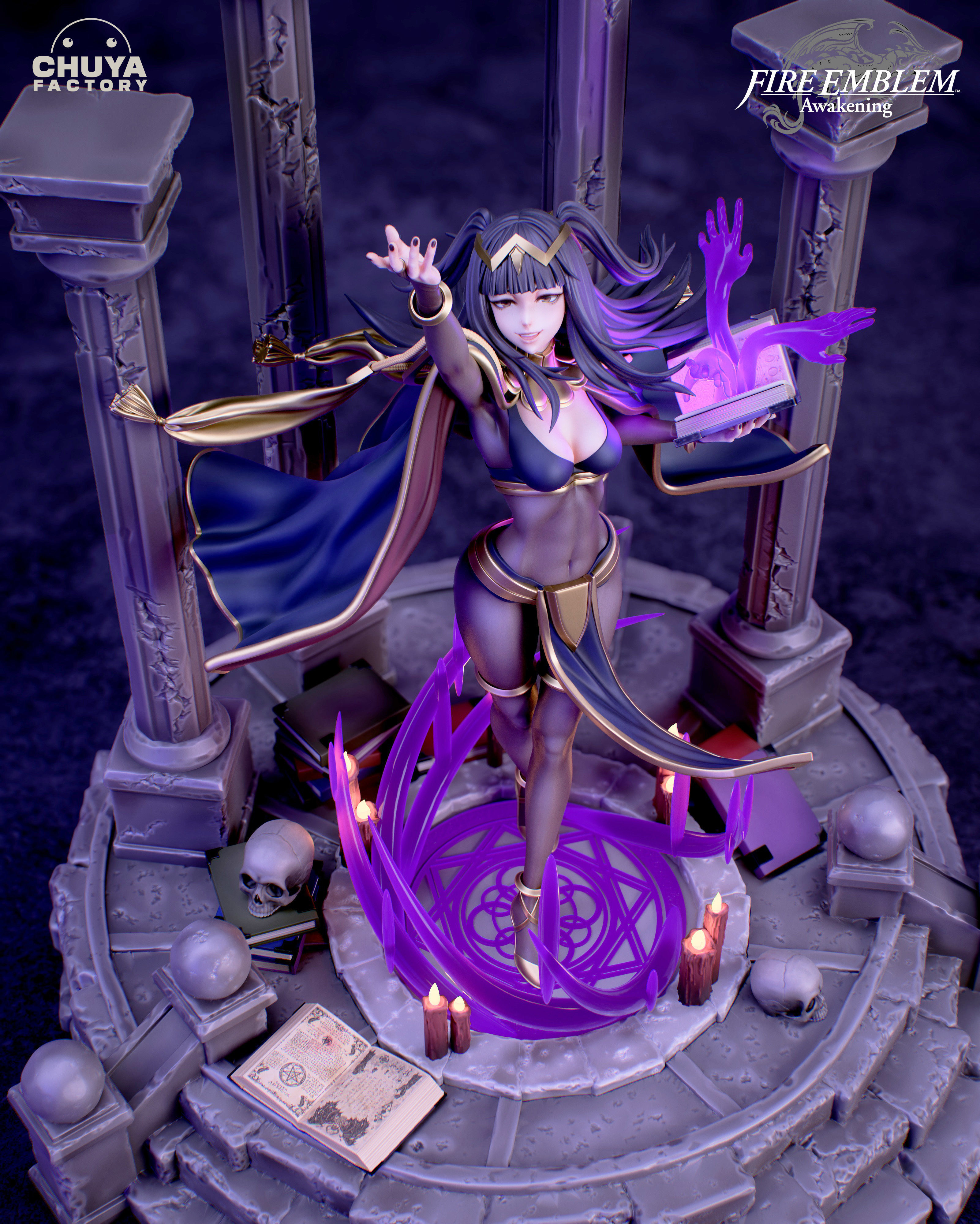 Tharja 3D print model_4