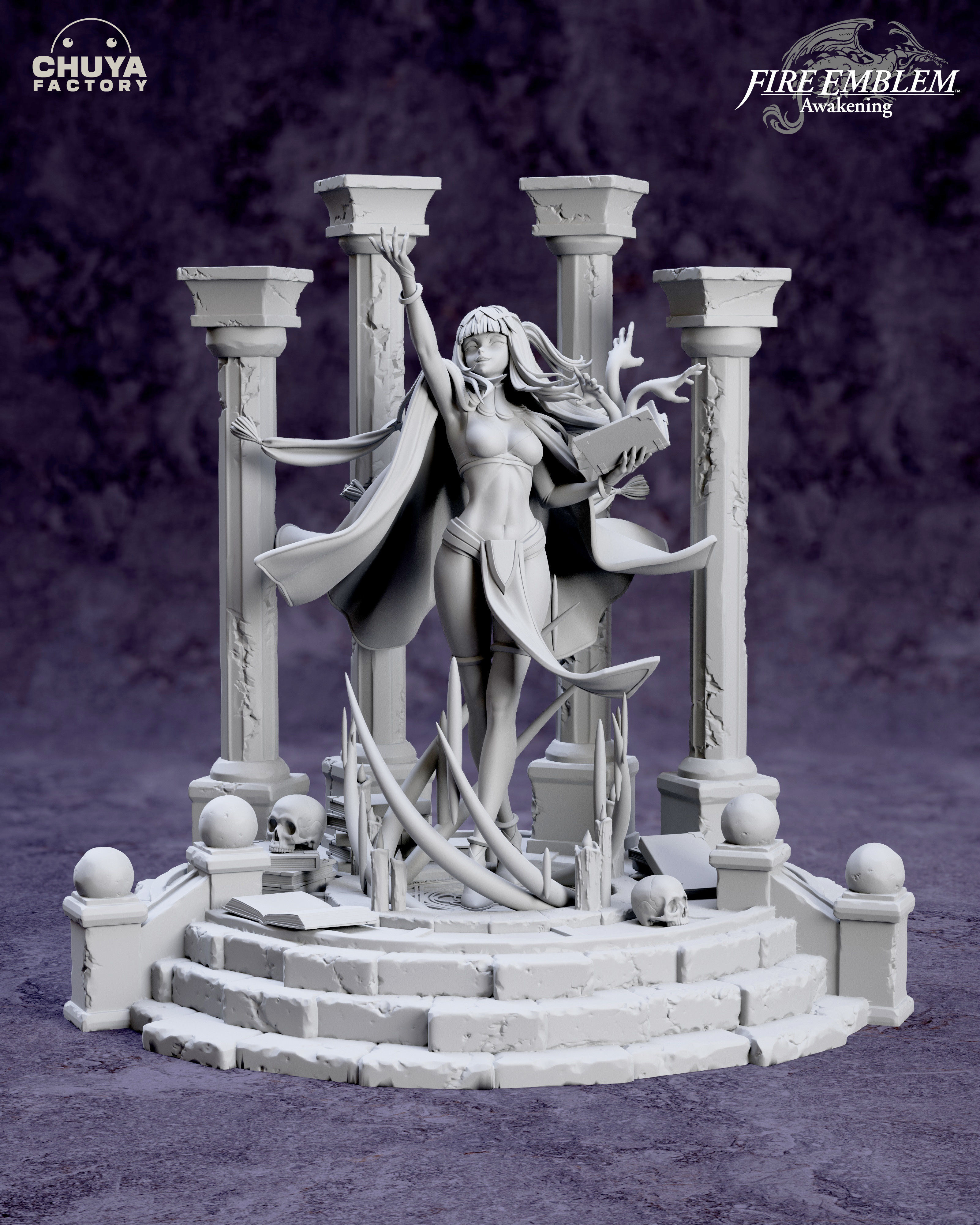 Tharja 3D print model_14