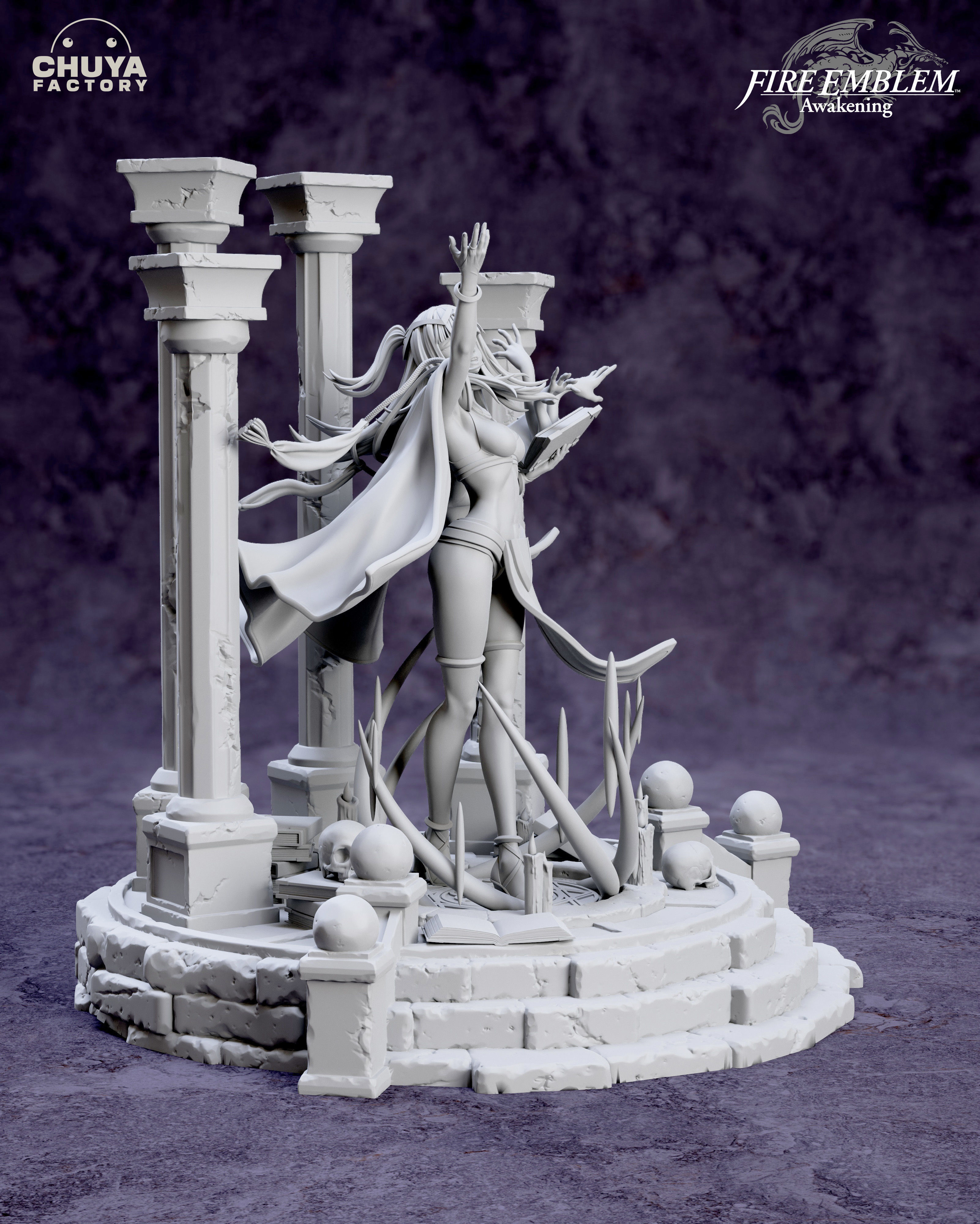 Tharja 3D print model_13