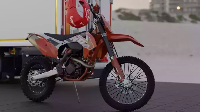 2023 KTM XC-350F 3D model