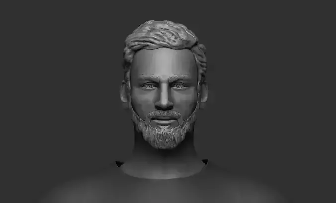 Lional Messi 3d Image for 3d printing 3D print model
