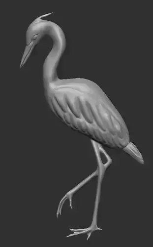 Garza relieve heraldica