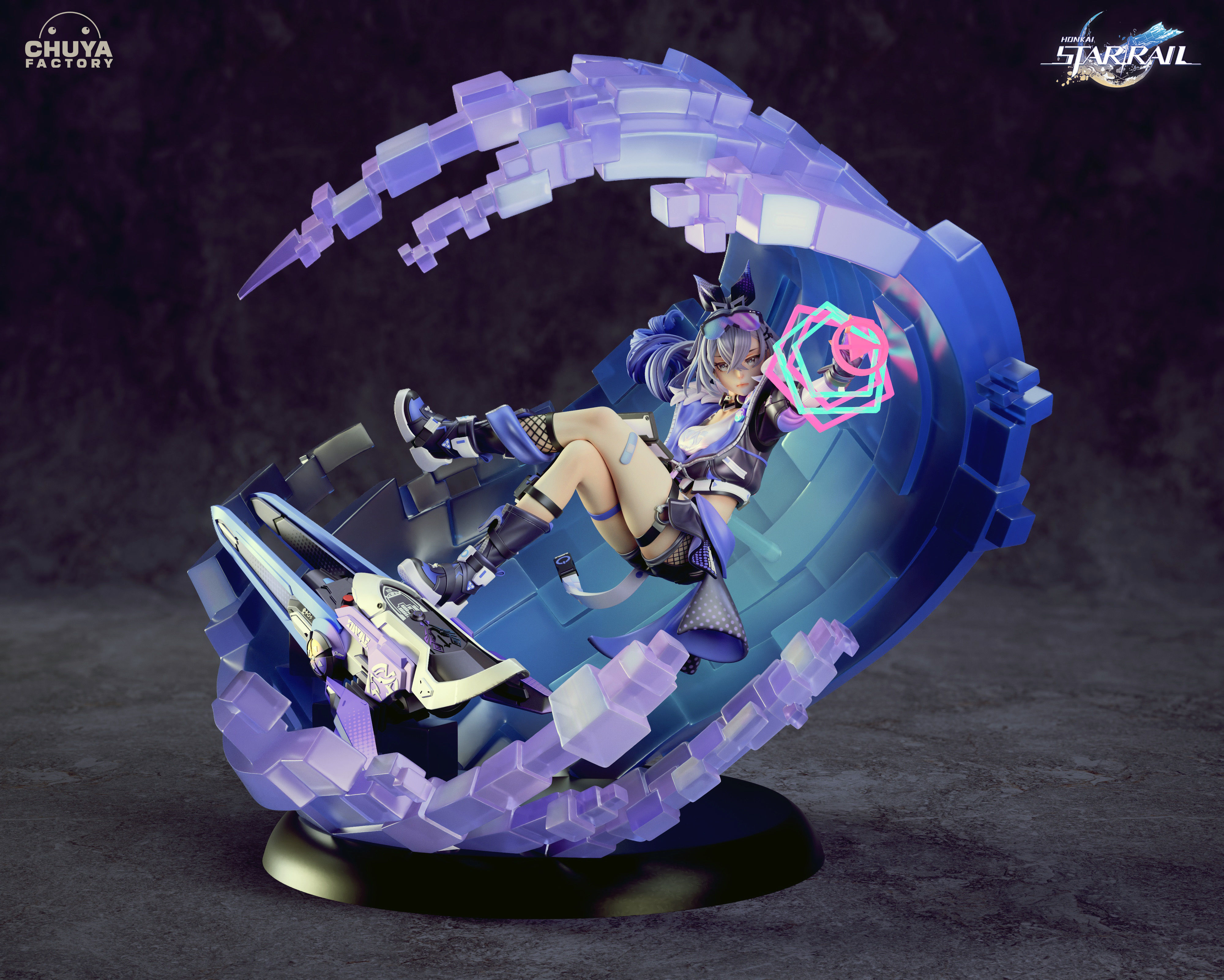 Silver Wolf 3D print model_4