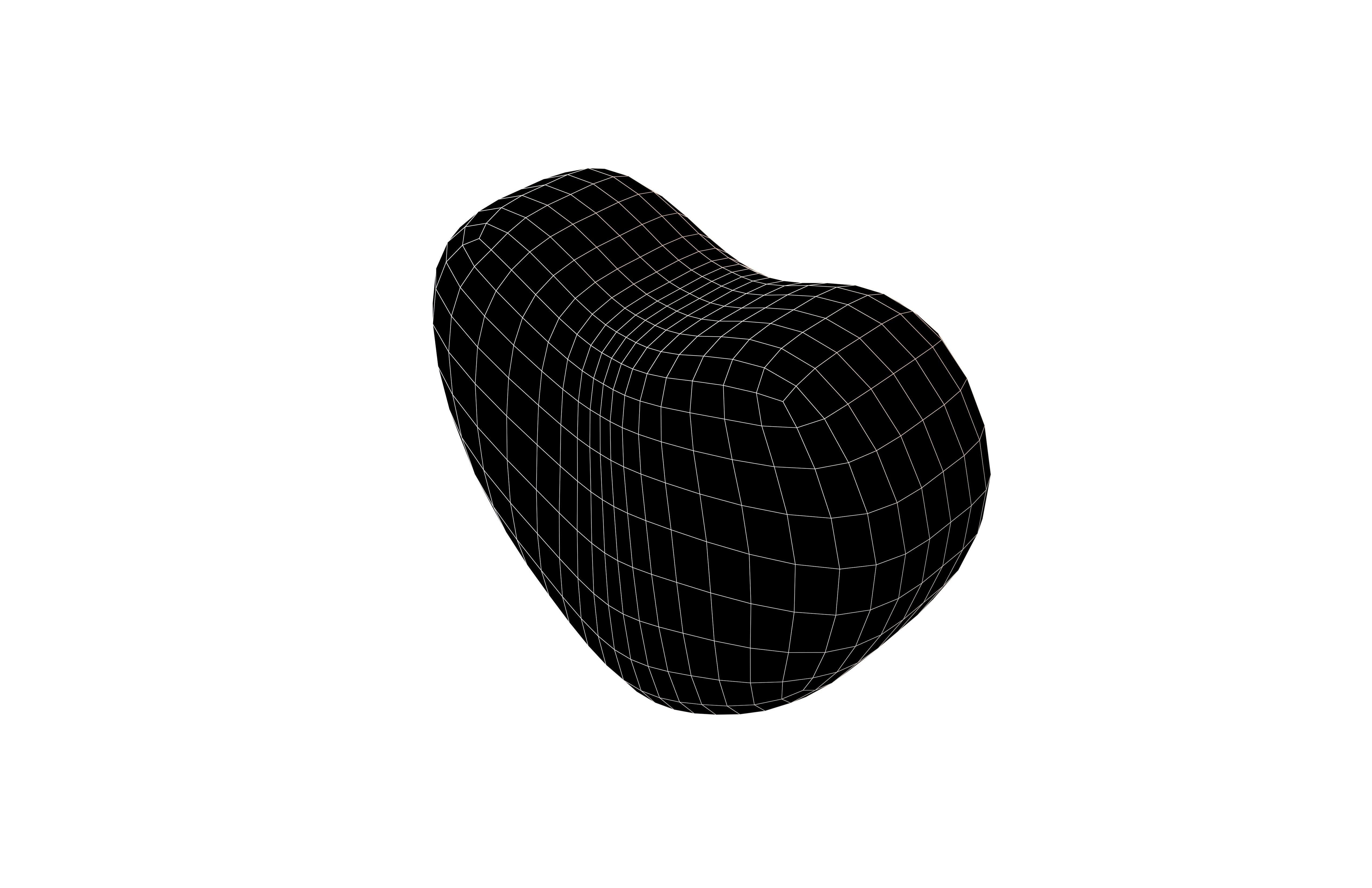 Heart Sponge v1 001 Low-poly 3D model_5