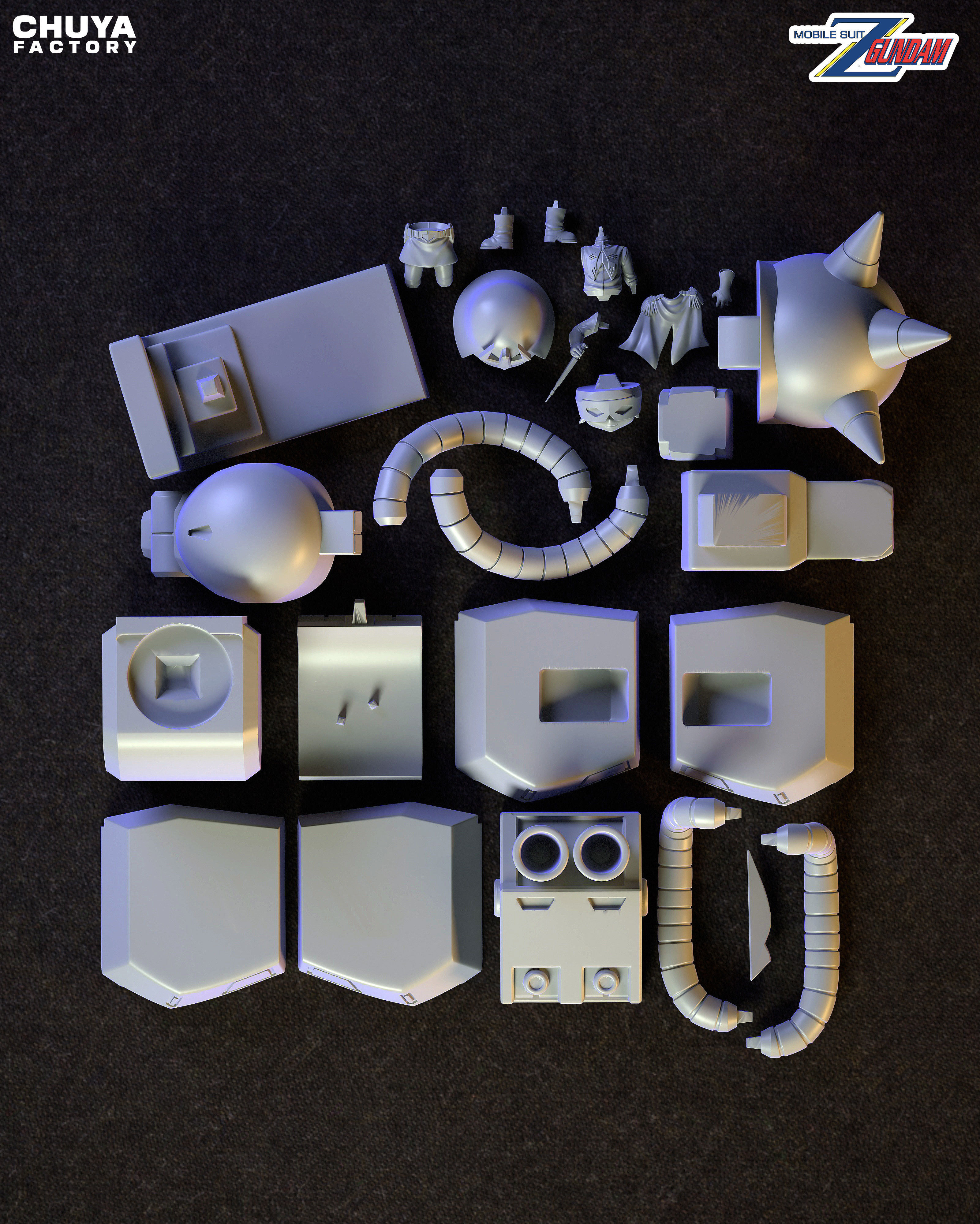 Char Aznable 3D print model_3