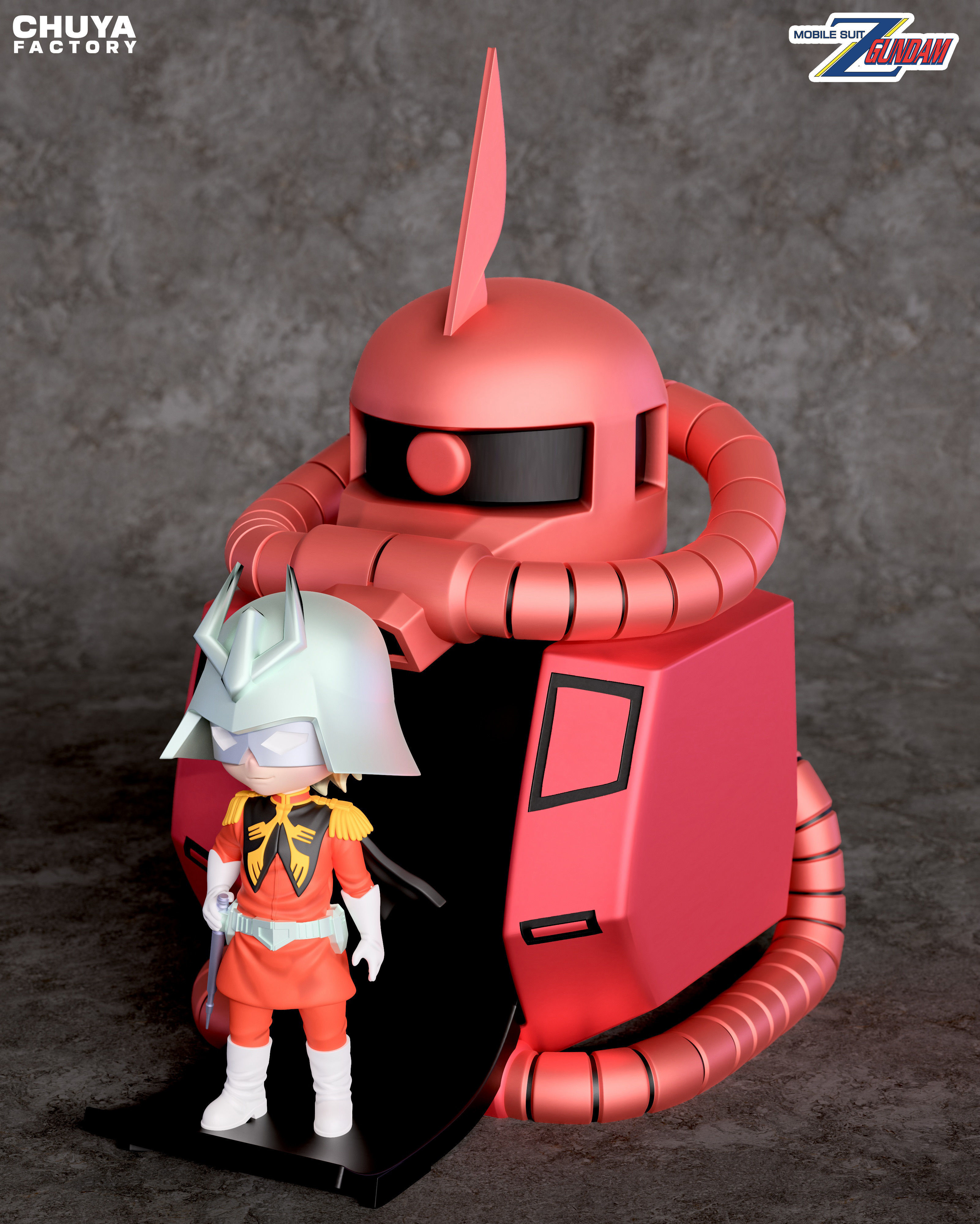 Char Aznable 3D print model_5