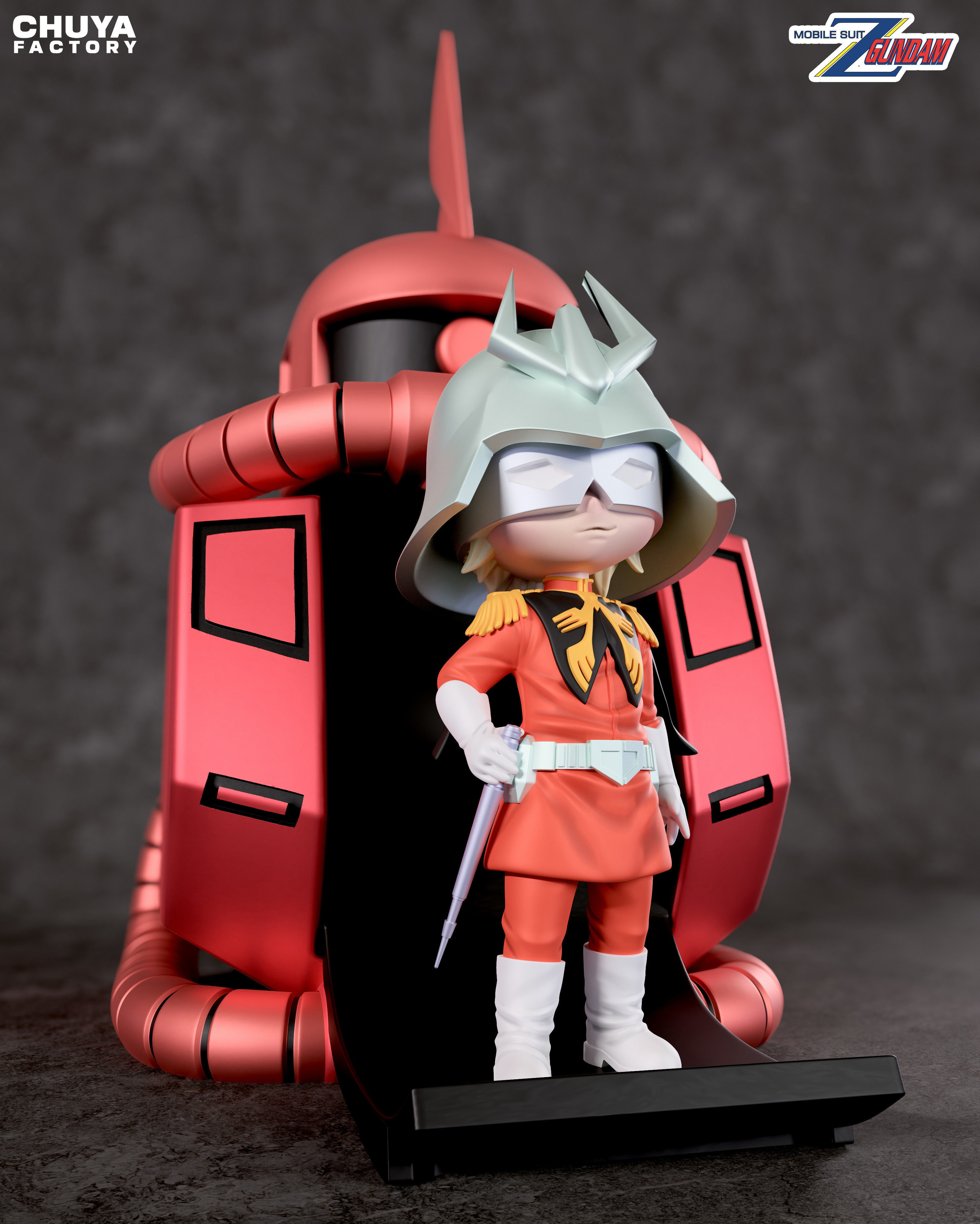 Char Aznable 3D print model_4