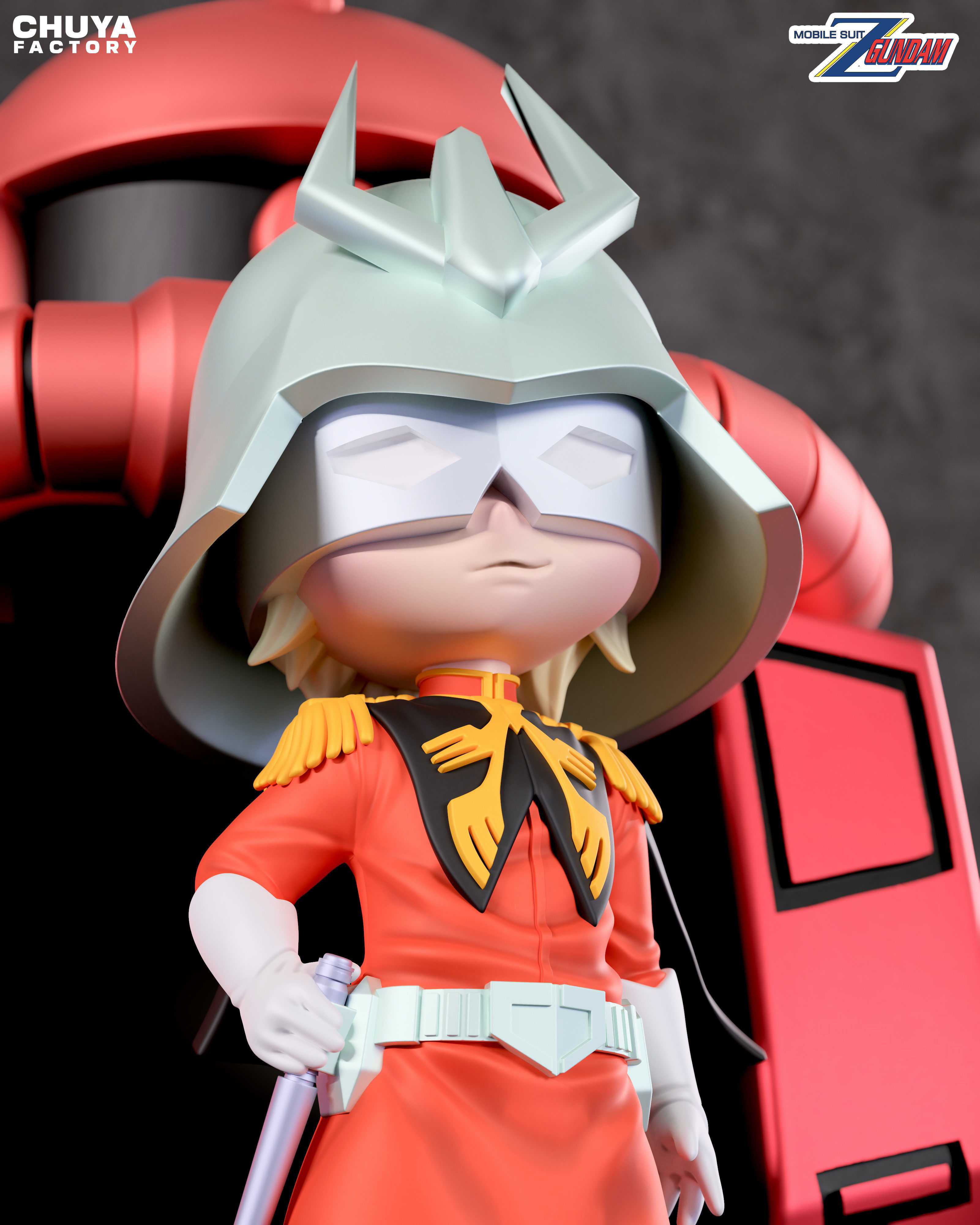 Char Aznable 3D print model_1