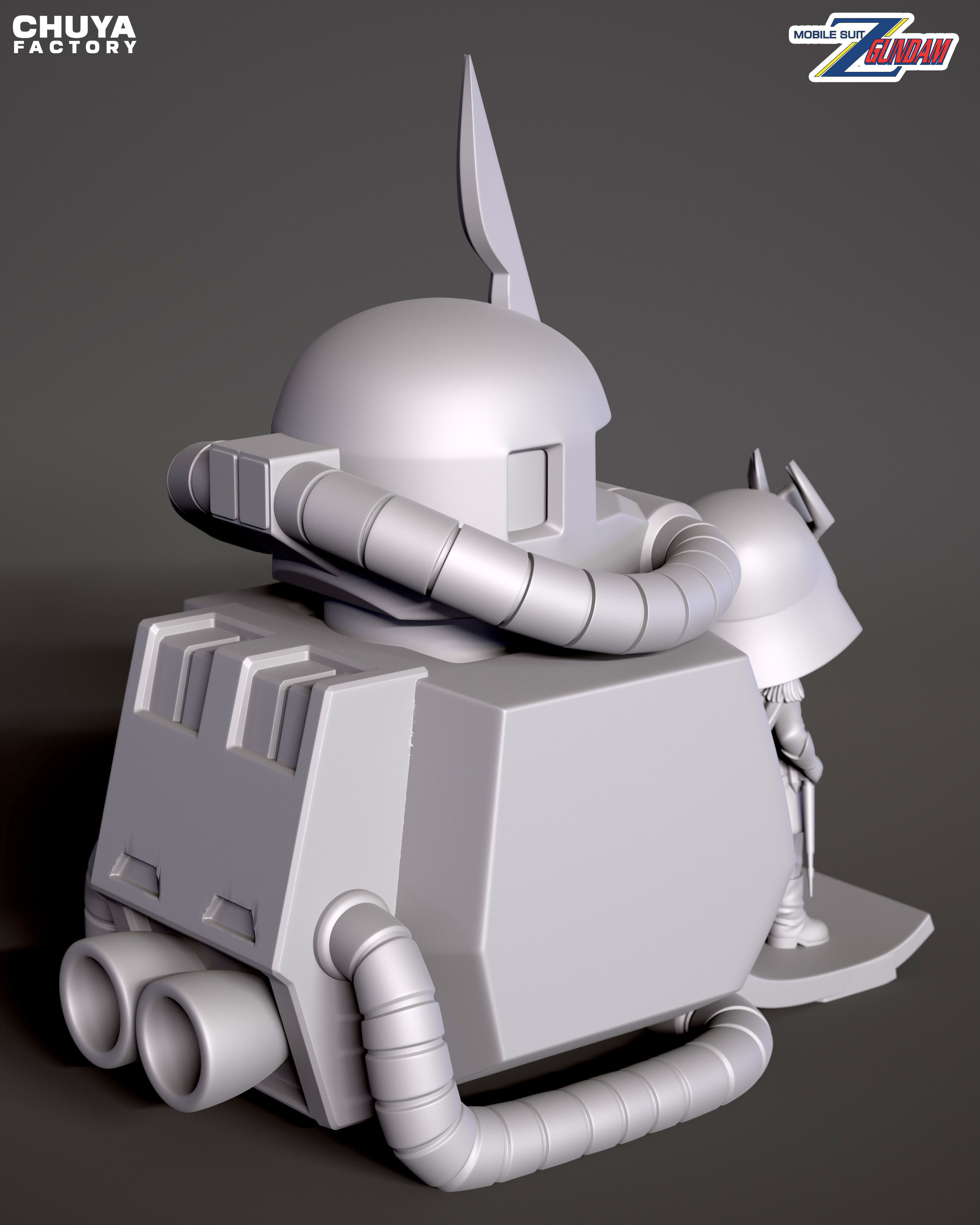 Char Aznable 3D print model_10