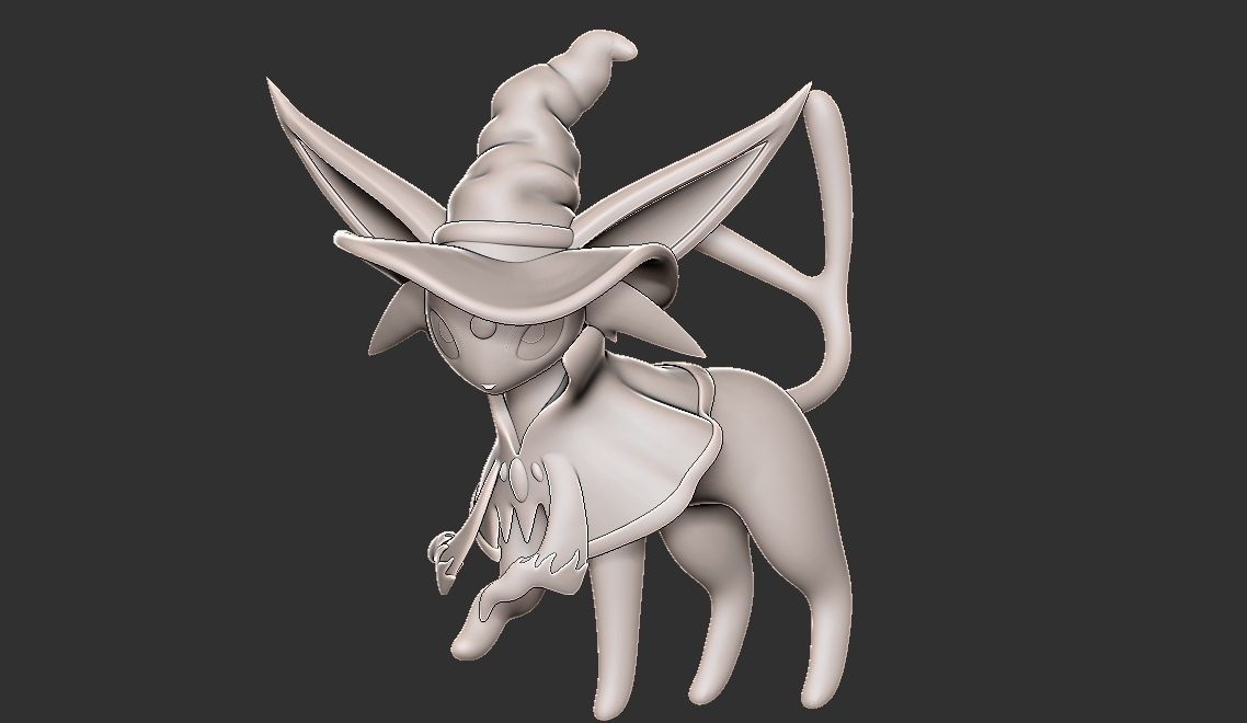 POKEMON ESPEON HALLOWEEN 2023 3D print model_2