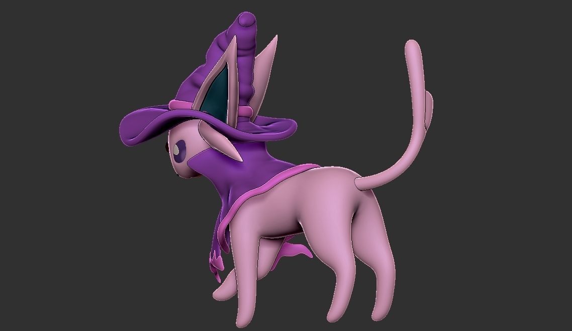 POKEMON ESPEON HALLOWEEN 2023 3D print model_7