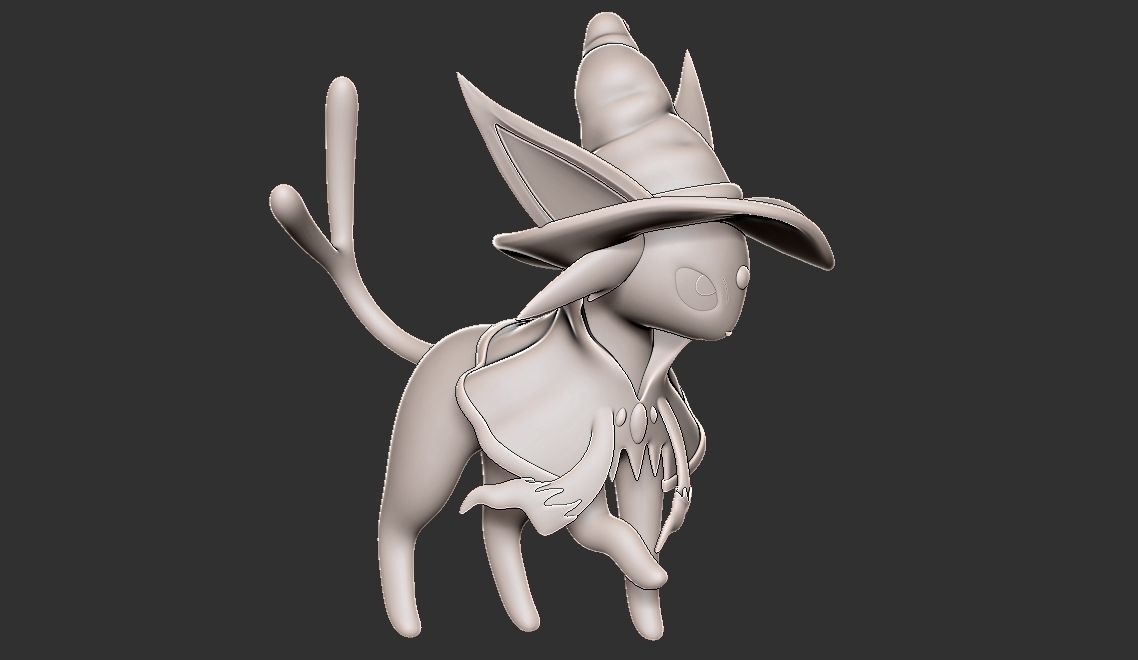 POKEMON ESPEON HALLOWEEN 2023 3D print model_6