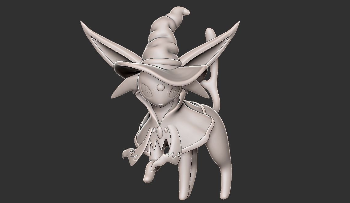 POKEMON ESPEON HALLOWEEN 2023 3D print model_4