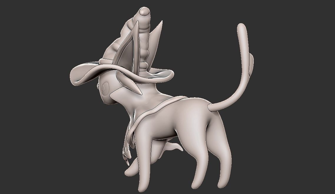 POKEMON ESPEON HALLOWEEN 2023 3D print model_5