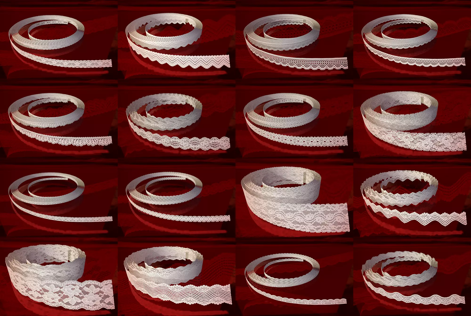 Fabric Vol 32 - Lace Trims Texture