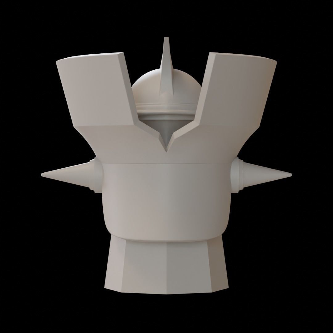 Mazinger Z Head  3D print model_5