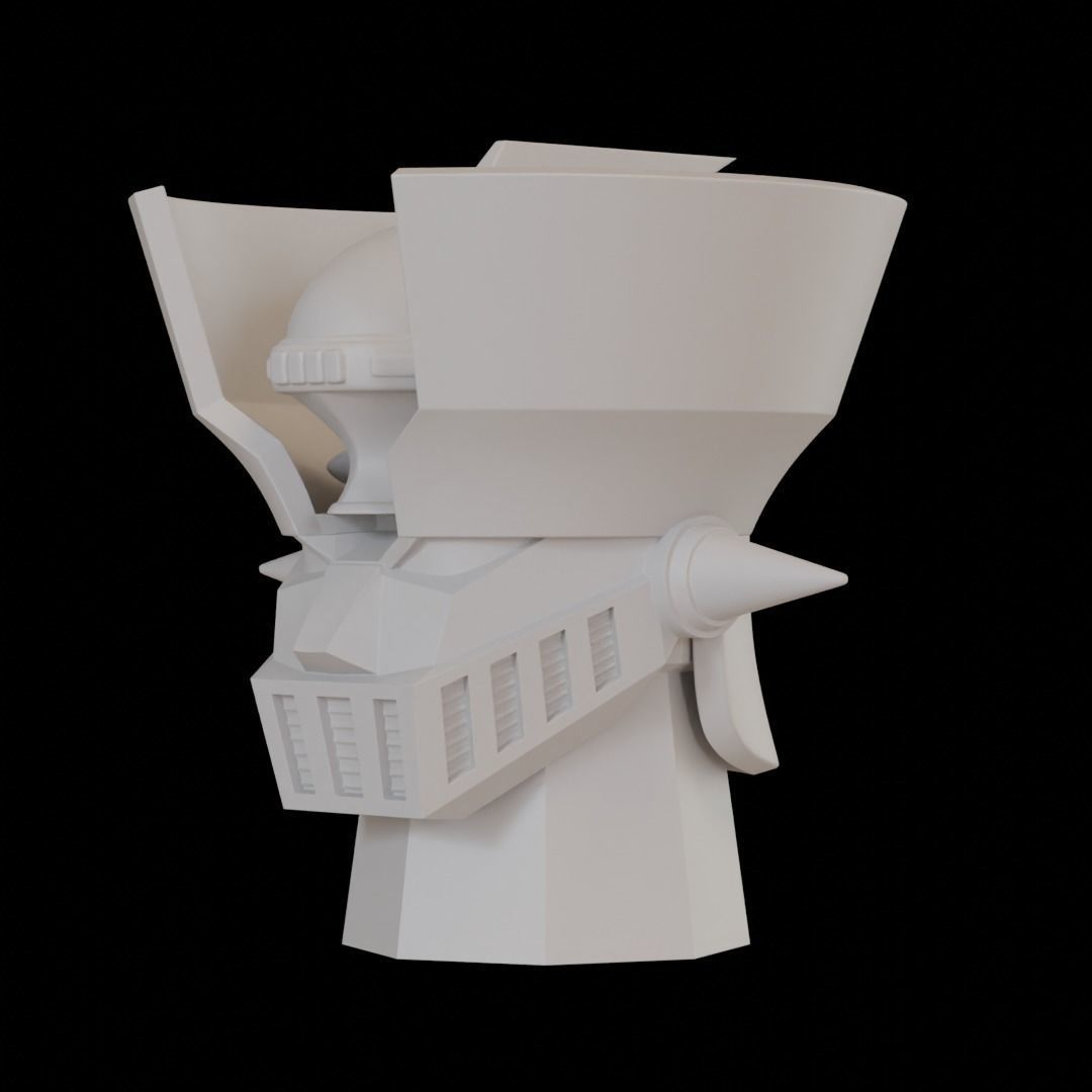 Mazinger Z Head  3D print model_6