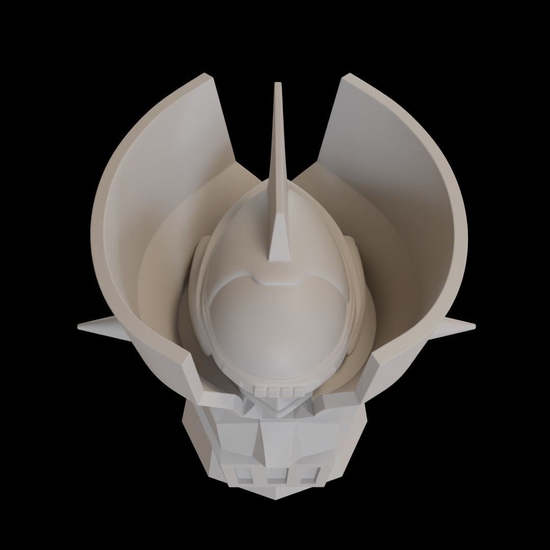 Mazinger Z Head  3D print model_7