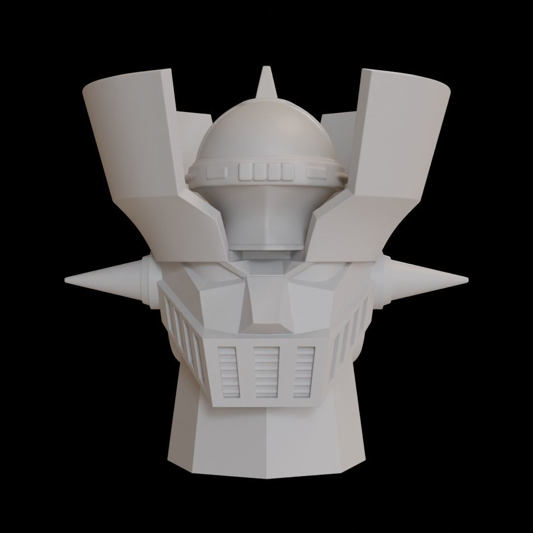 Mazinger Z Head  3D print model_1